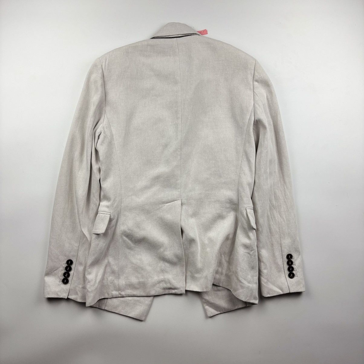 Brunello Cucinelli Brunello Cucinelli Single Breasted Linen Blend Blazer Size S / US 4 / IT 40 - 5 Thumbnail