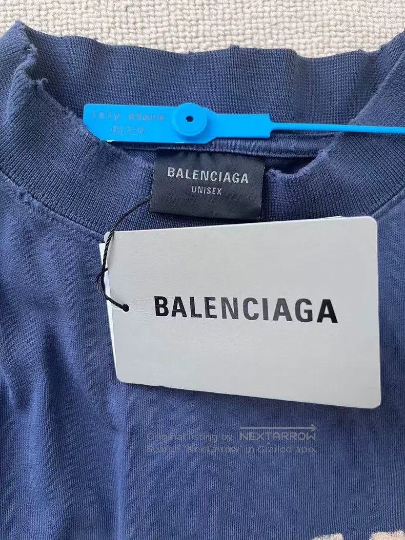 Balenciaga Balenciaga Alphabet Print Round Neck Short Sleeve T-Shirt Size US M / EU 48-50 / 2 - 4 Thumbnail