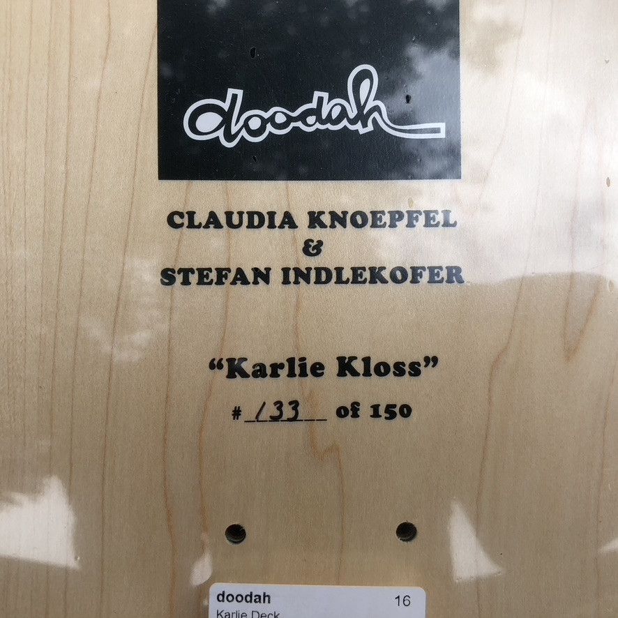 Other 2012 Doodah x Karlie Kloss x Knoepfel Deck Limited 133/150 Size ONE SIZE - 7 Thumbnail