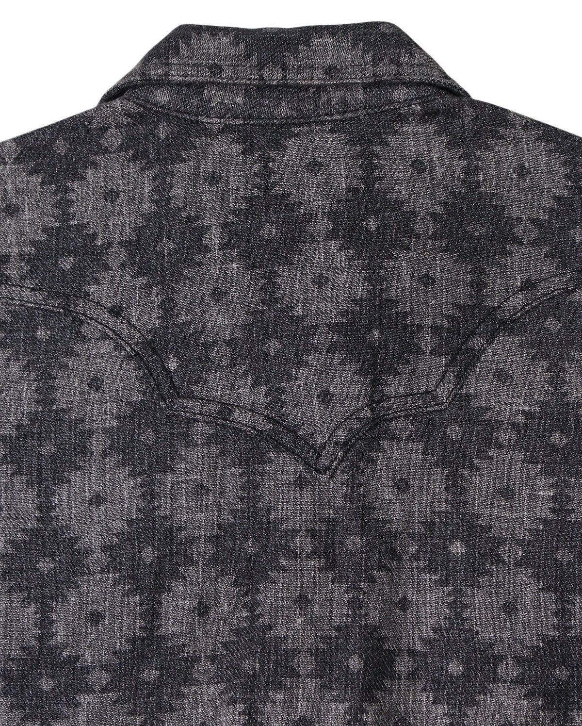 Japanese Brand × Vintage 2000S FUNNY WESTERN AZTEC JACQUARD COWBOY SHIRT Size US M / EU 48-50 / 2 - 3 Thumbnail