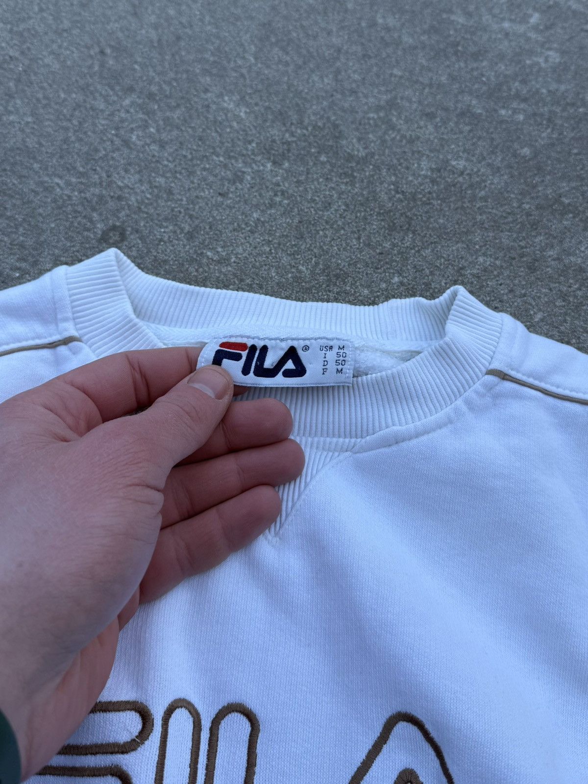 Other Vintage FILA Y2K streetwear avantgarde sweatshirt Size US M / EU 48-50 / 2 - 9 Thumbnail