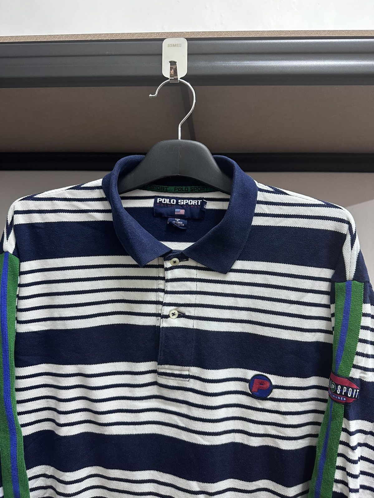 Polo Ralph Lauren Vintage Polo Sport Ralph Lauren Polo L/S Size US XL / EU 56 / 4 - 2 Thumbnail