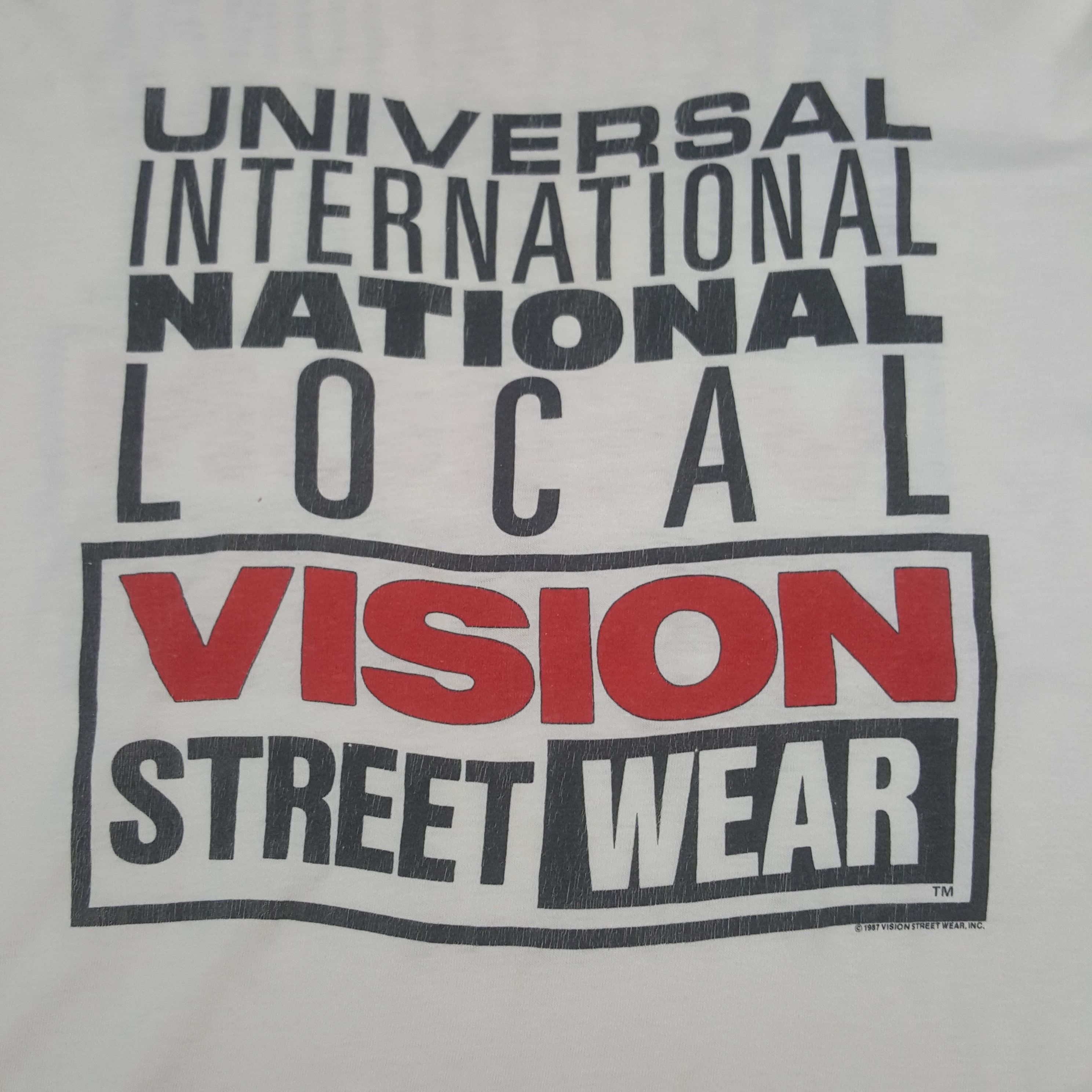 Vision Streetwear Vintage Vision Streetwear 1987 Hip-hop Style Tshirt C301N14 Size M / US 6-8 / IT 42-44 - 9 Thumbnail