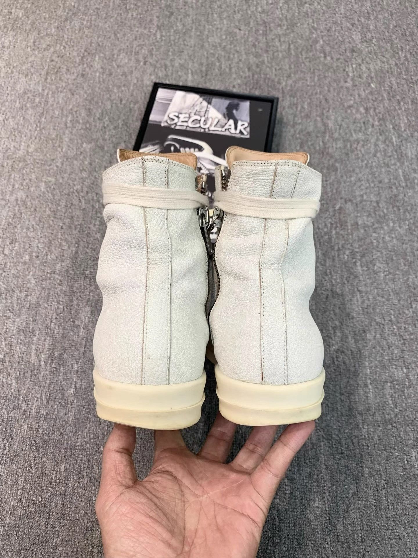 Rick Owens Rick Owens Mainline Leather Sneakers K34 Size US 8 / EU 41 - 7 Thumbnail