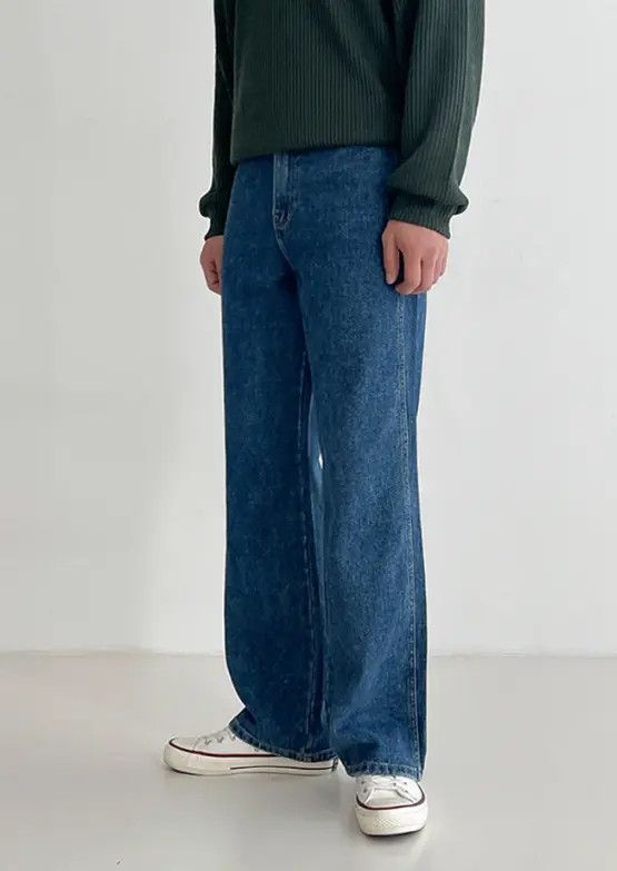 Japanese Brand Hayama x Endo Blue casual wide-leg all-match washed jeans Size US 32 / EU 48 - 7 Thumbnail