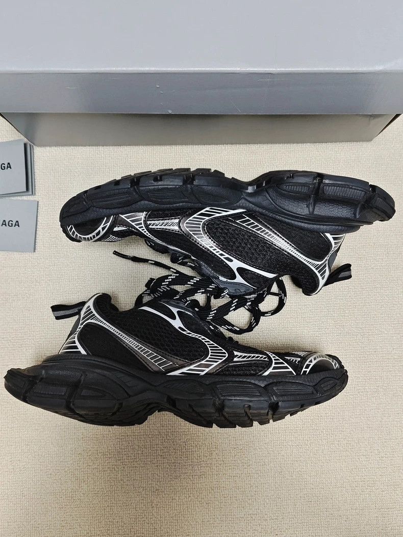 Balenciaga Balenciaga Low-top lace-up shoes made of old black shoes 25 Size US 5.5 / EU 38 - 5 Thumbnail