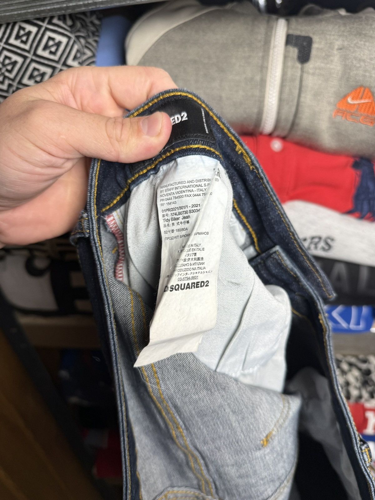 Dsquared2 Vintage Dsquared2 Distressed Raw Denim Pants Y2K Japan Style Size US 36 / EU 52 - 13 Thumbnail