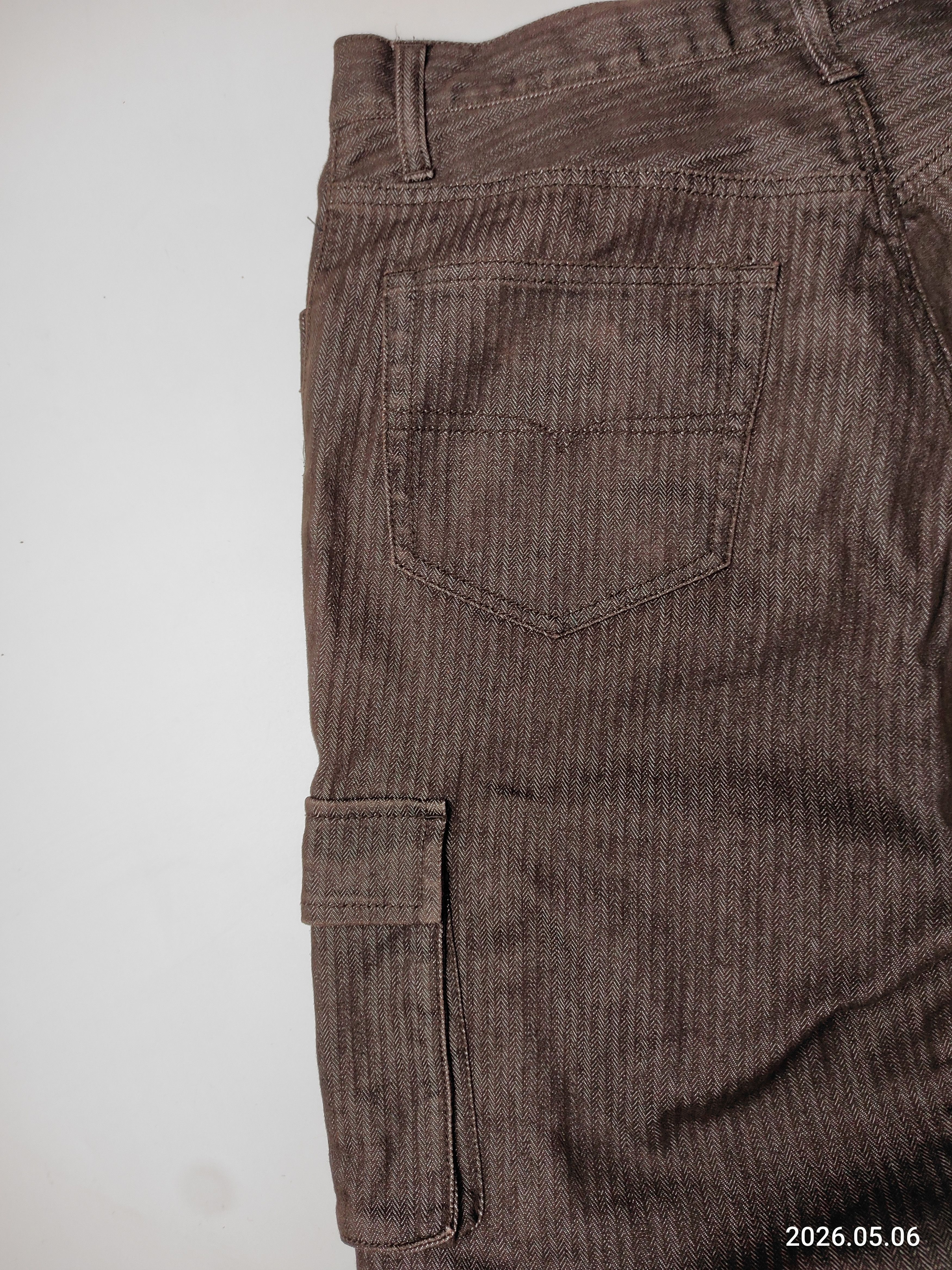 Japanese Brand MK Klein Multipocket Brown Denim cargo Pants Size US 29 - 12 Thumbnail