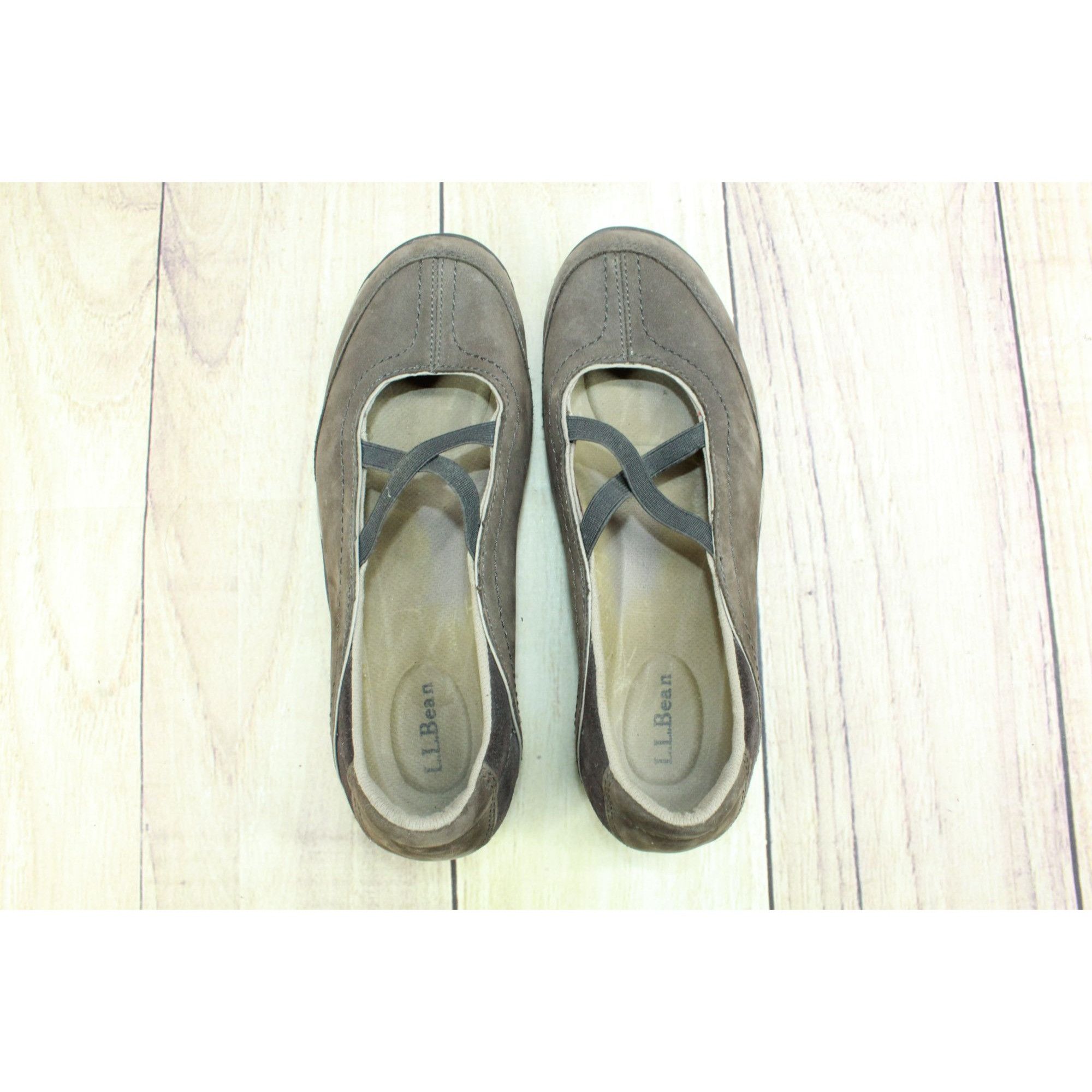 L.L. Bean LL Bean Women's Slip On Comfort Criss Cross Mary Jane Shoes Size US 7 / IT 37 - 7 Thumbnail