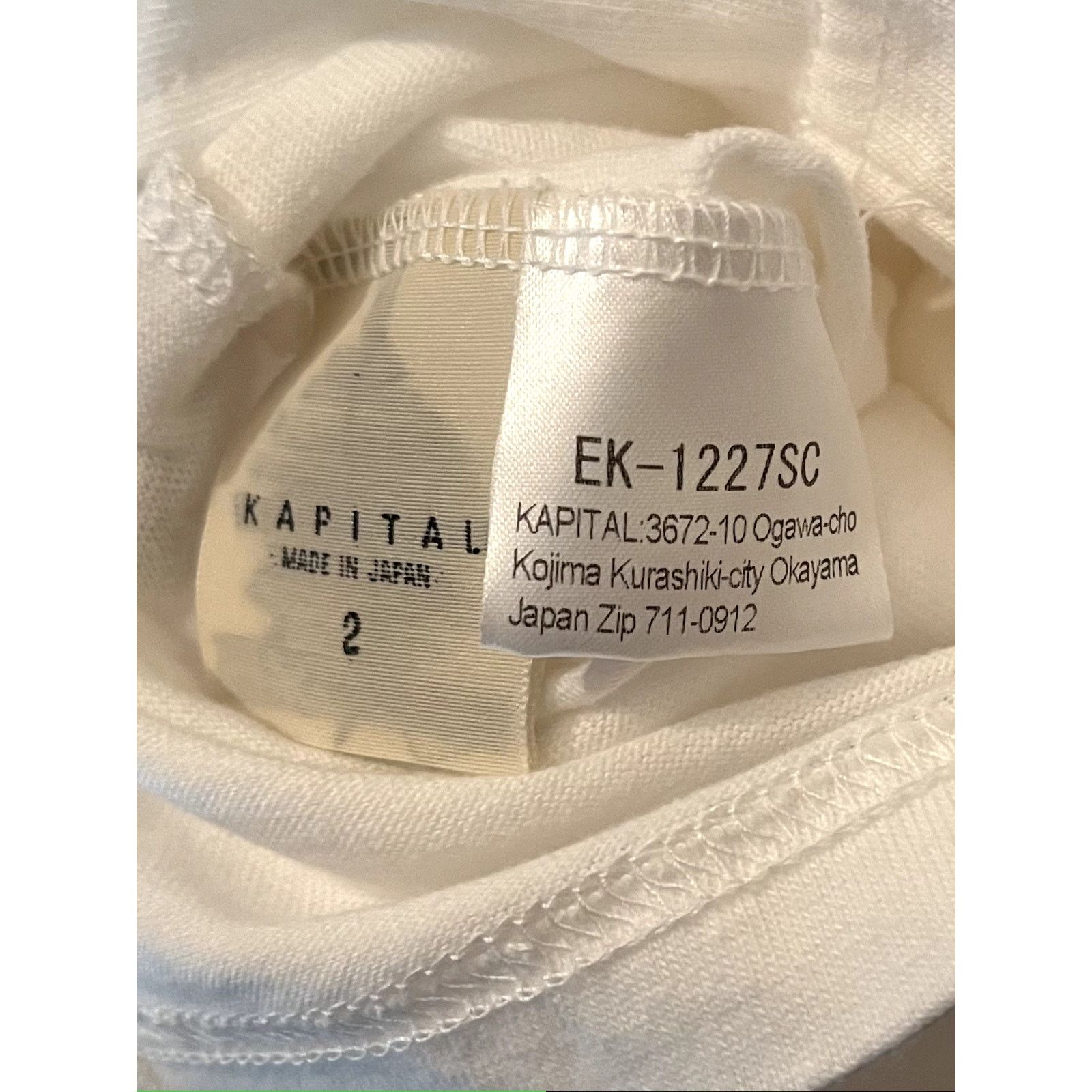 Kapital Kapital Pennant Ringer T Shirt (4 Flags) Size US M / EU 48-50 / 2 - 6 Thumbnail