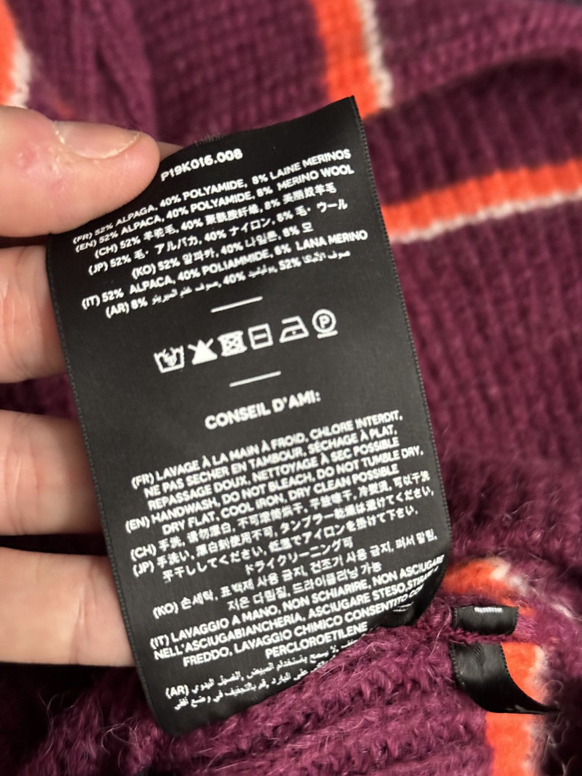 AMI AMI knit sweater size M , Purple and orange stripe Size US M / EU 48-50 / 2 - 5 Thumbnail