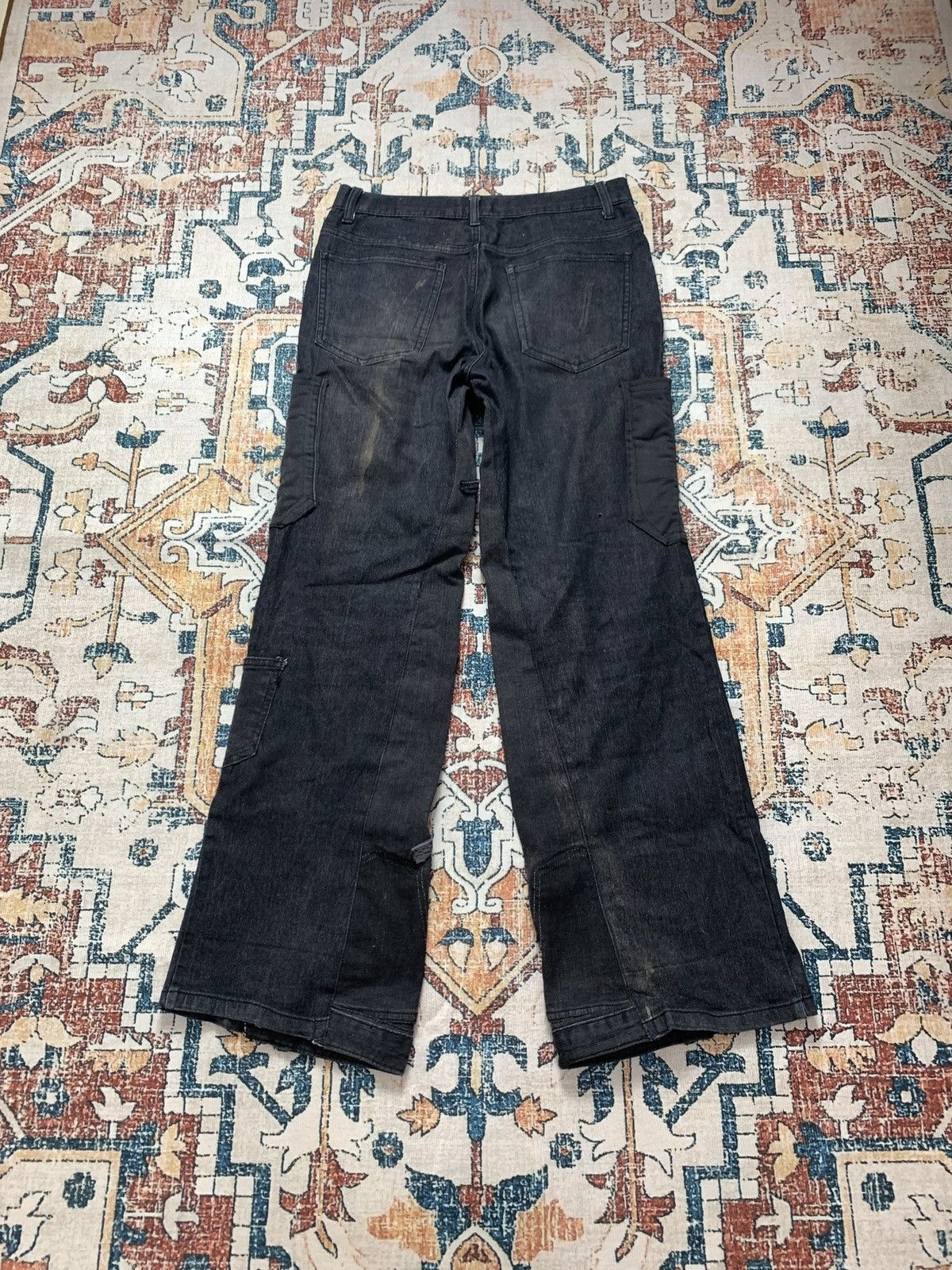 If Six Was Nine Reconstructed Flared Denim Pants Size US 32 / EU 48 - 5 Thumbnail