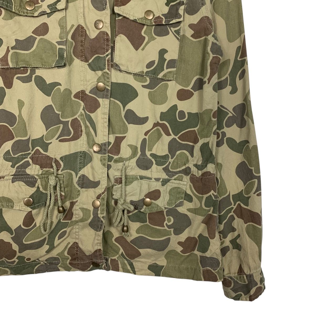 Japanese Brand LIFE IN PROGRESS Four Pocket Camo Chore Jacket #1575-C70 Size US S / EU 44-46 / 1 - 4 Thumbnail