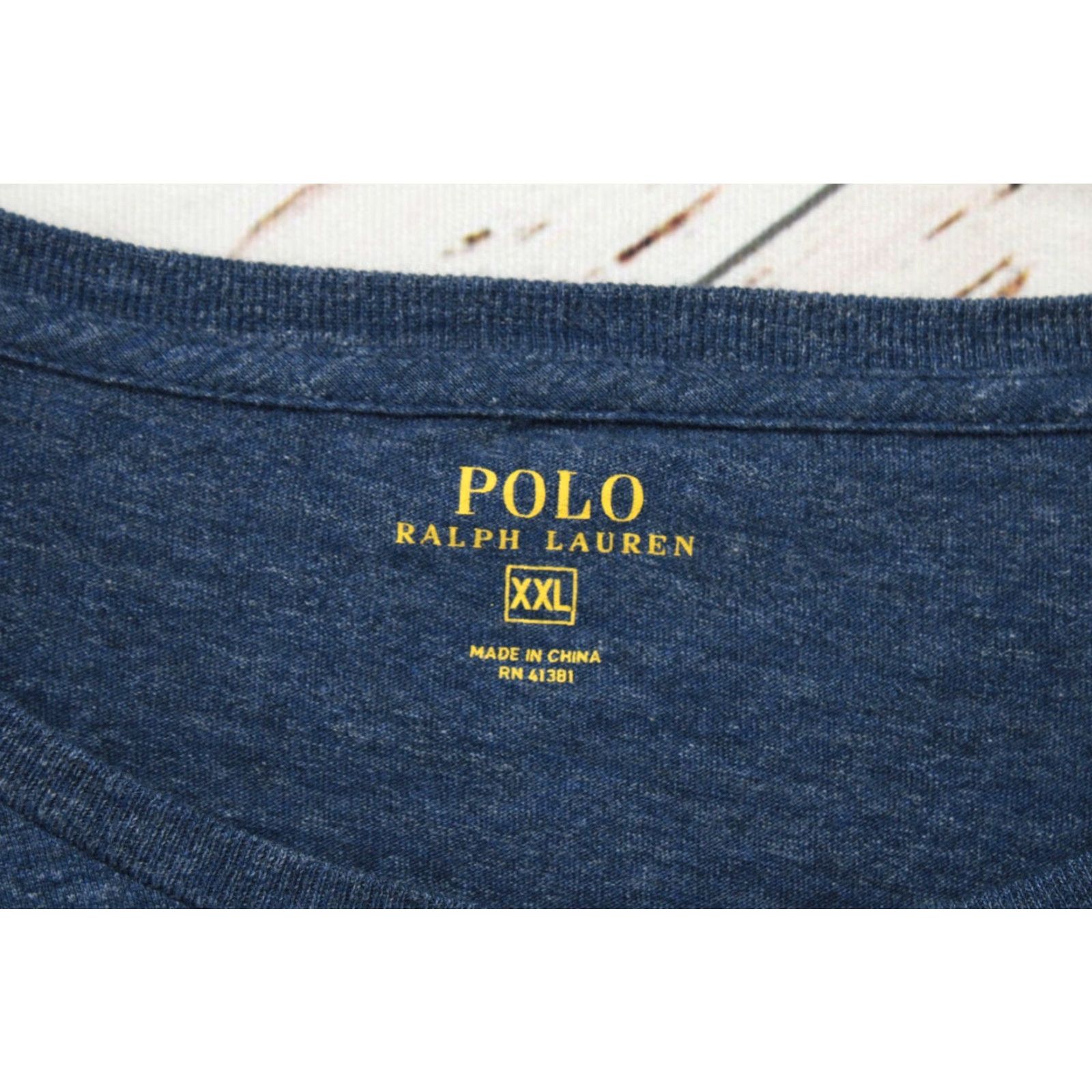 Polo Ralph Lauren Polo Ralph Lauren Shirt Men's XXL Blue Crew Neck Lightweight Outdoor Long Sleeve Size US XXL / EU 58 / 5 - 4 Thumbnail