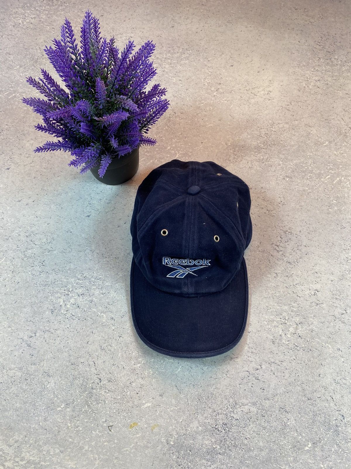Reebok × Vintage Vintage Reebok Blue Cap With Centre logo Size ONE SIZE - 1 Thumbnail