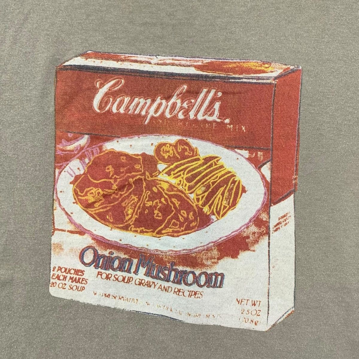 Vintage Vintage 2005 ANDY WARHOL x UNIQLO Campbell’s Musroom Shirt Size US M / EU 48-50 / 2 - 3 Thumbnail