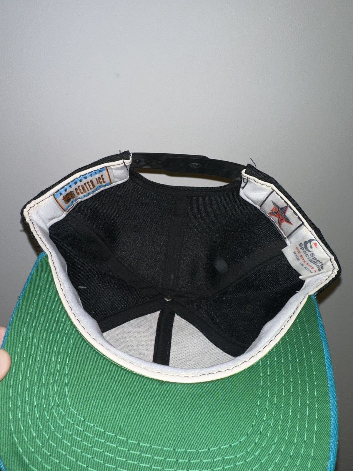 Sports Specialties × Vintage Vintage San Jose Sharks Sport Specialties Snapback Hat Size ONE SIZE - 4 Thumbnail