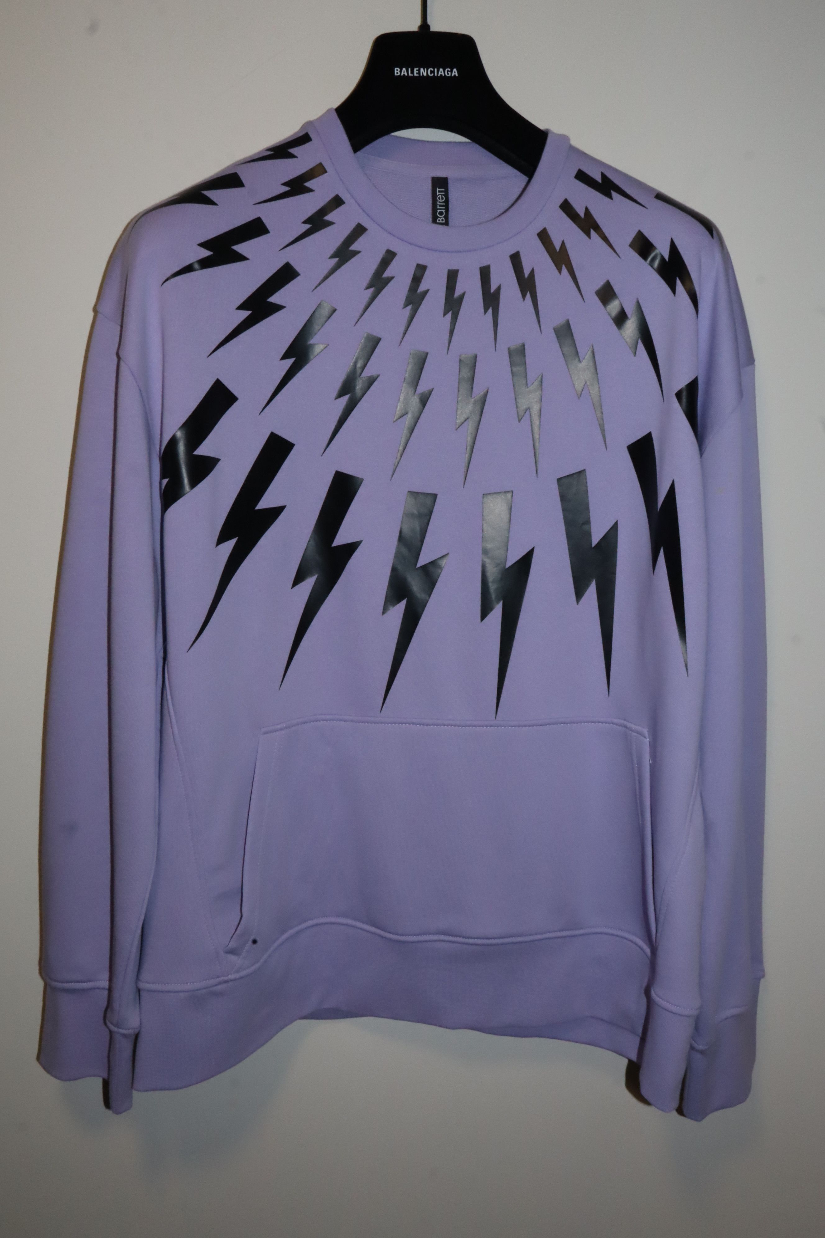 Neil Barrett Neil Barrett bolt print sweatshirt Size US L / EU 52-54 / 3 - 1 Thumbnail