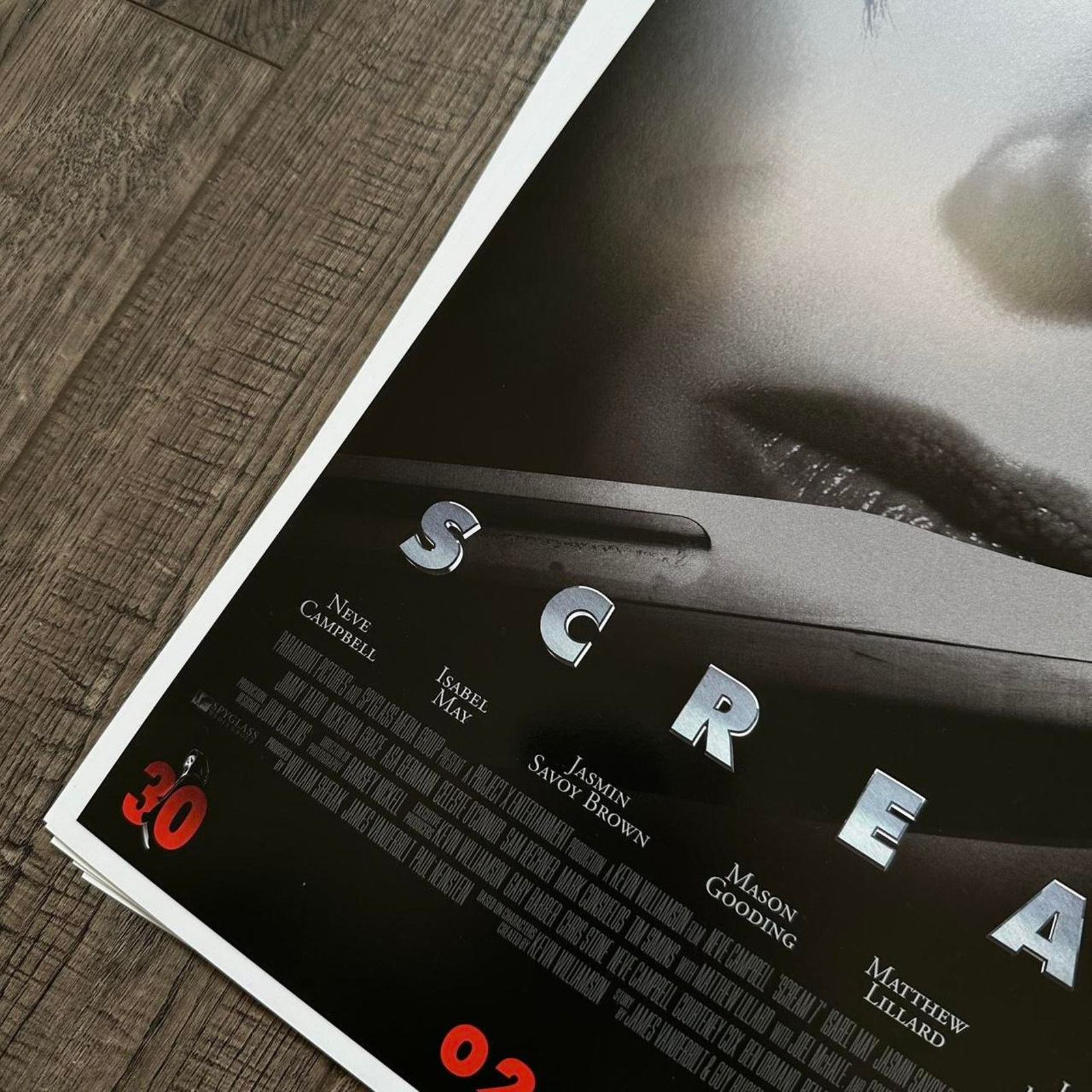 Other 2026 Scream 7 AMC Movie Promo Collectible Horror Poster Size ONE SIZE - 5 Thumbnail