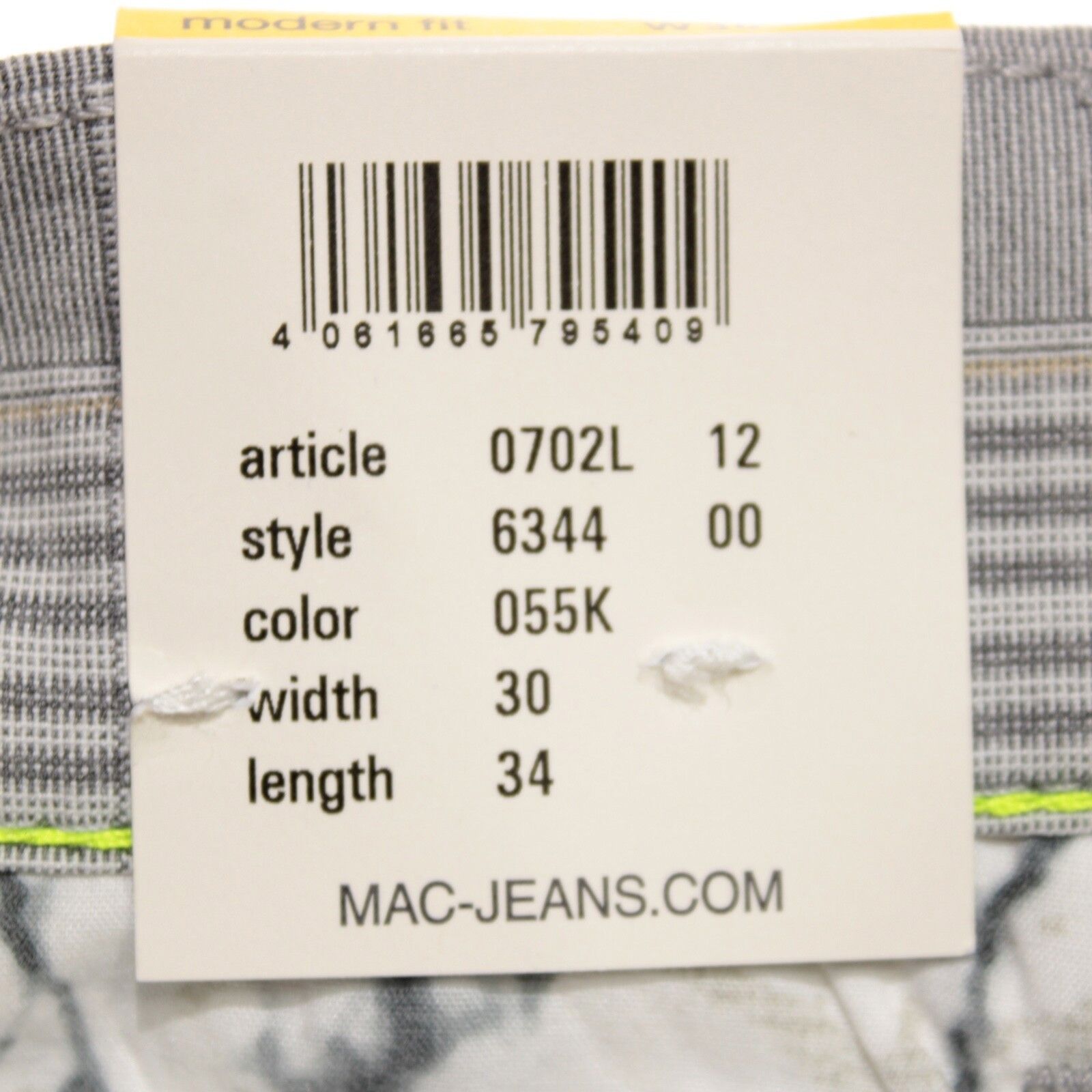 MAC Jeans Mac Jeans New with tags Chinos Size 30 US In Gray Size US 30 / EU 46 - 5 Thumbnail