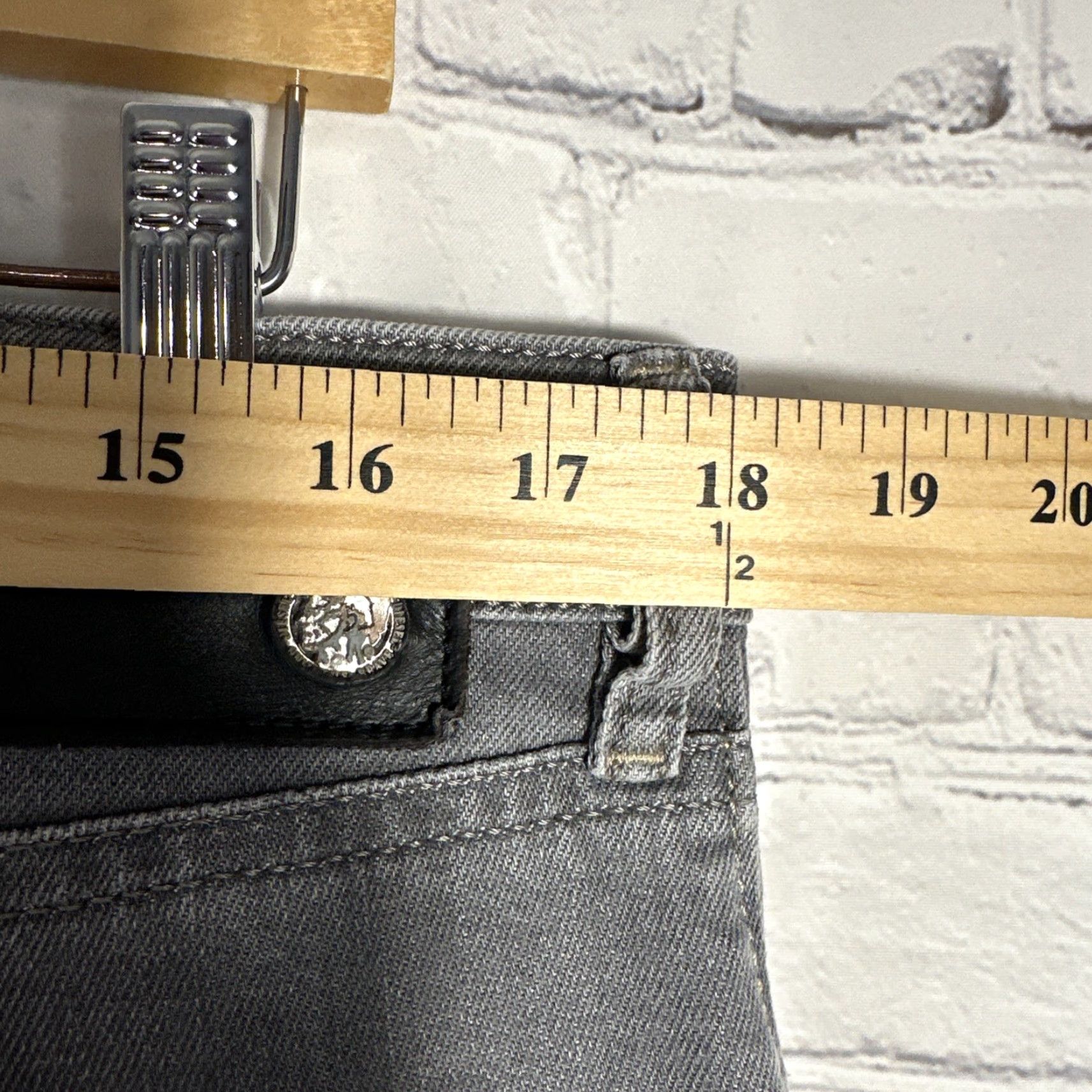 Diesel Diesel Buster 0853T Regular Slim Tapered Stretch Jeans Gray Cowhide Leather 36 Size US 36 / EU 52 - 7 Thumbnail