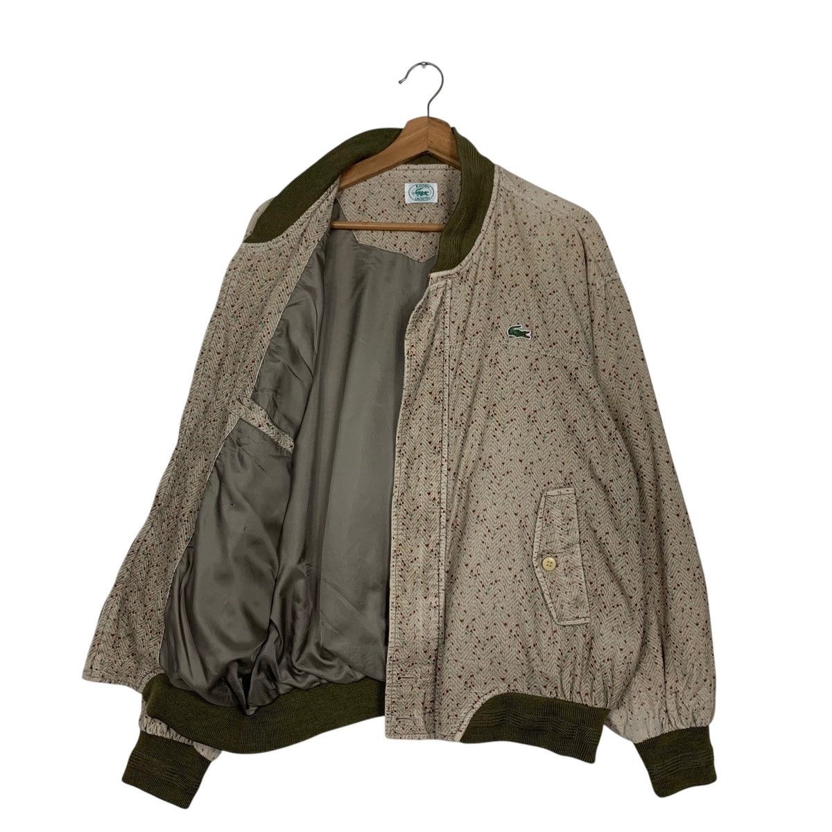 Lacoste 90’s IZOD LACOSTE Speckled Pattern Bomber Jacket #2827-C127 Size US XL / EU 56 / 4 - 9 Thumbnail