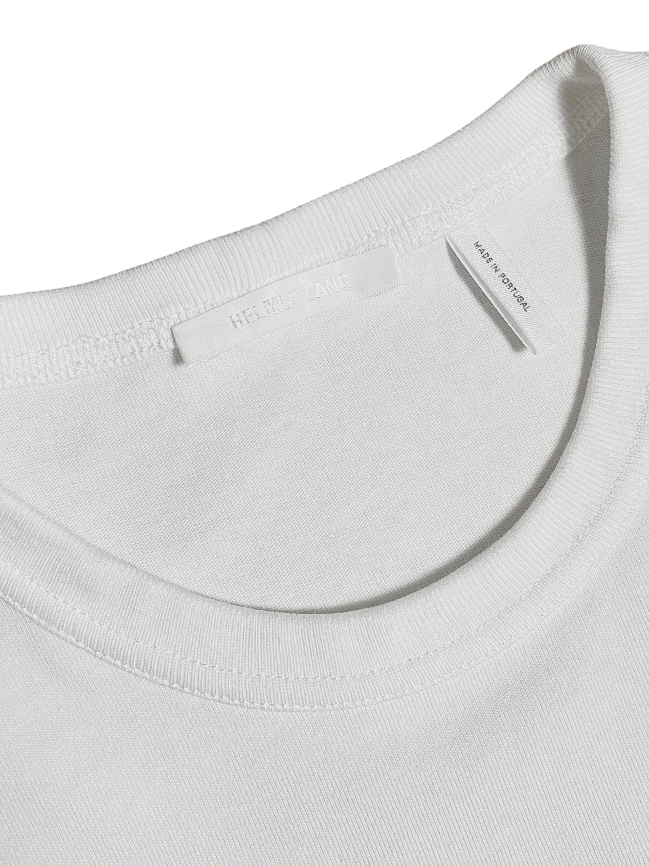 Helmut Lang Helmut Lang White Black Core Logo Essential T-Shirt Tee Size US L / EU 52-54 / 3 - 10 Thumbnail