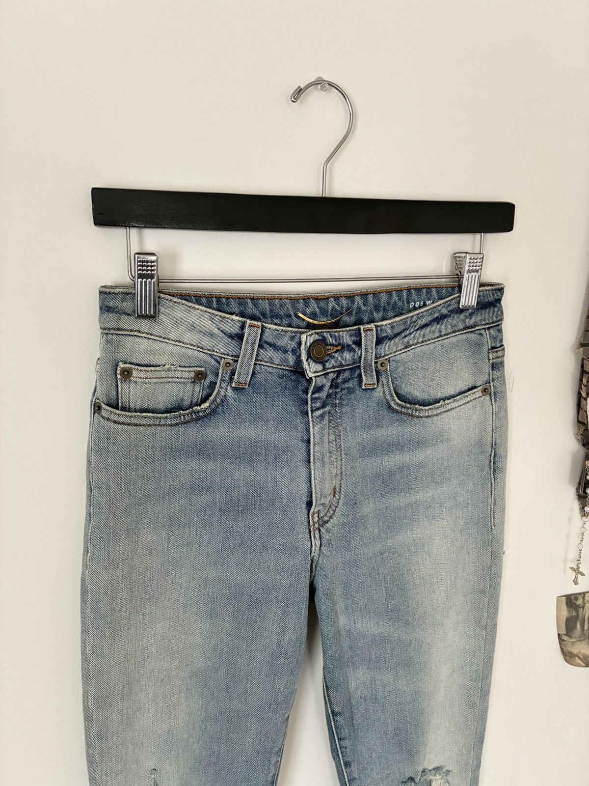 Saint Laurent Paris Saint Laurent Paris 2015 D05 Denim Size US 26 / EU 42 - 3 Thumbnail