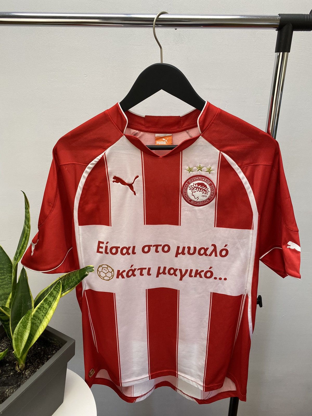 Puma × Vintage Olympiacos Piraeus 2010 2011 #38 Home Kit Jersey Champions M Size US M / EU 48-50 / 2 - 5 Thumbnail