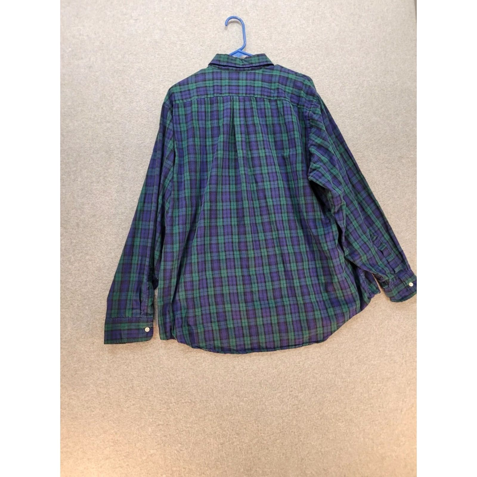 Orvis VINTAGE Orvis Shirt XL Button Down Plaid Blue Green Outdoors Men Size US XL / EU 56 / 4 - 5 Thumbnail