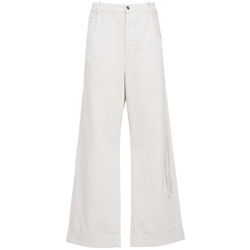 ANN DEMEULEMEESTER Michael 5 Pocket High Comfort White Denim