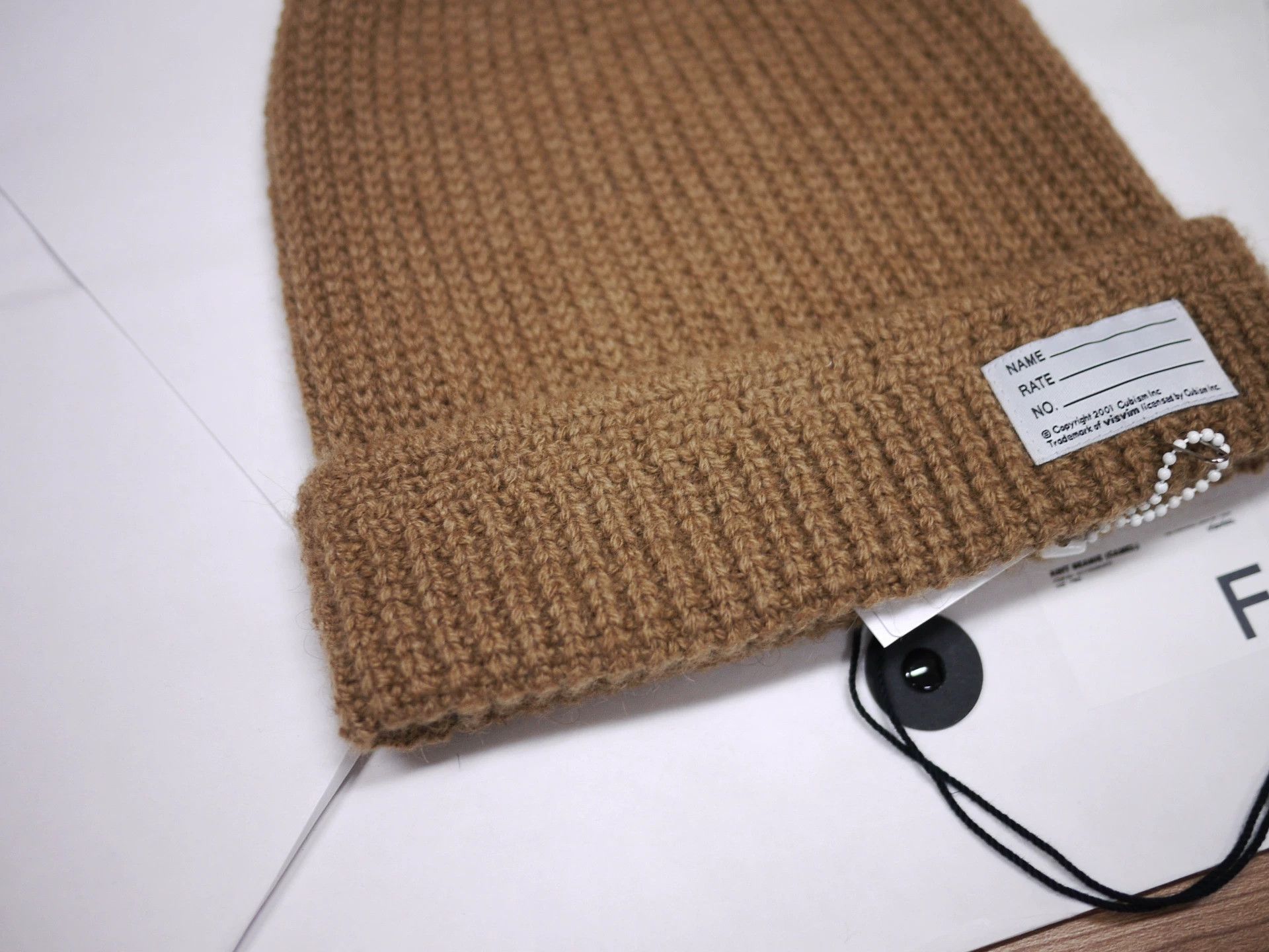 Visvim Visvim Camel Wool Knit Beanie F Size ONE SIZE - 3 Thumbnail