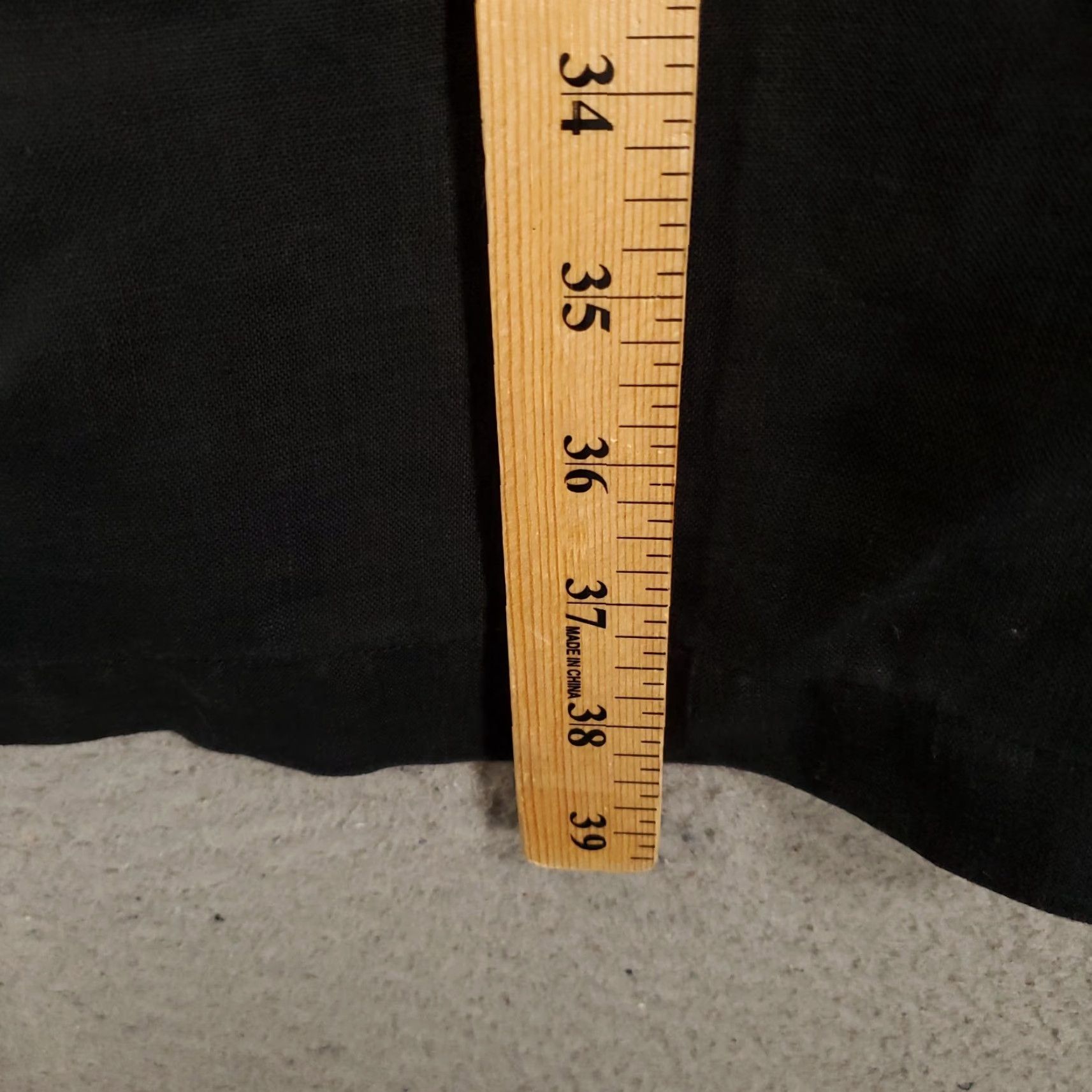 Vintage Womens Linen Dress Black Shift 4 Boho Bamboo United 22 Knee Length 3/4 Sleeve Round Neck Homegoing? Wait. No. Size S / US 4 / IT 40 - 3 Thumbnail