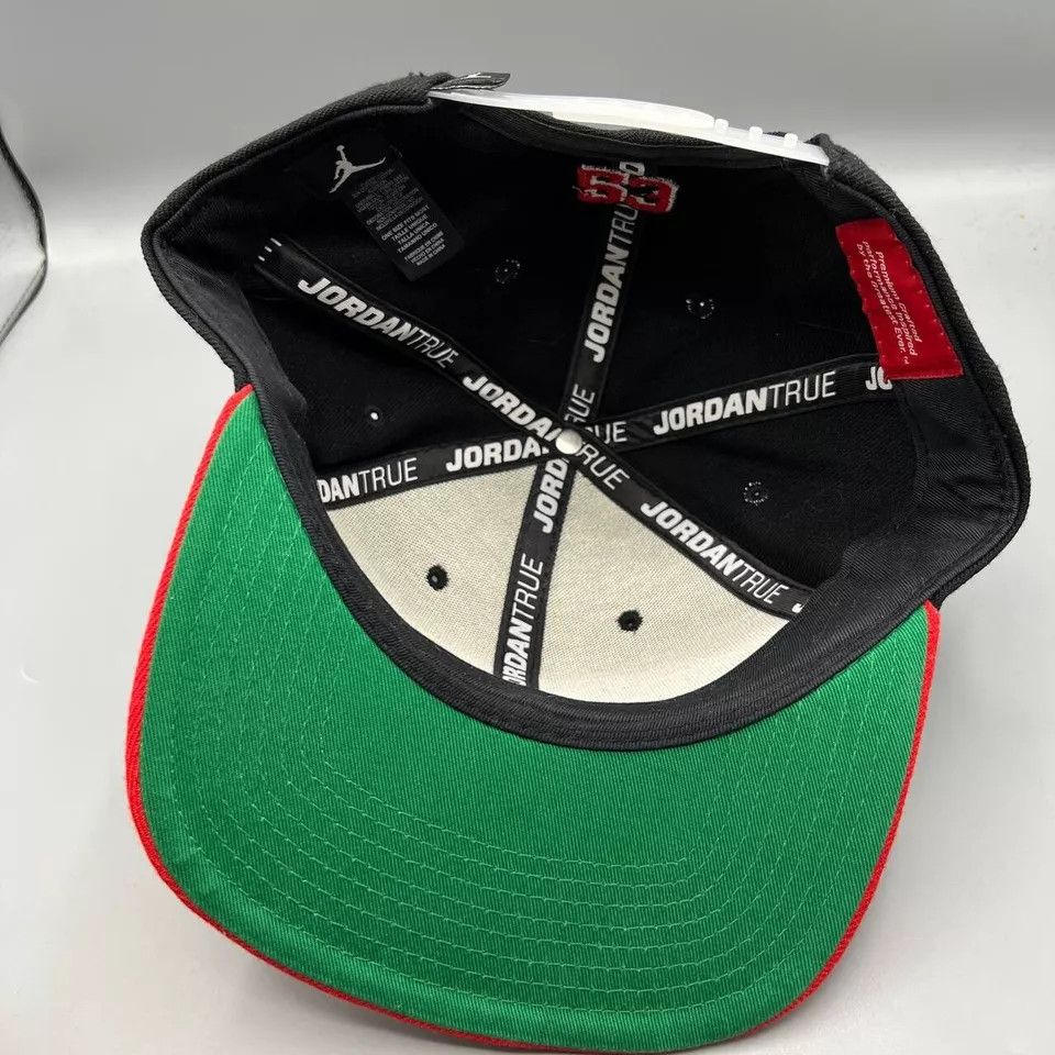 Jordan Brand Air Jordan True 23 Hat Men Red Jumpman Flight Snap Back Cap Size ONE SIZE - 4 Thumbnail