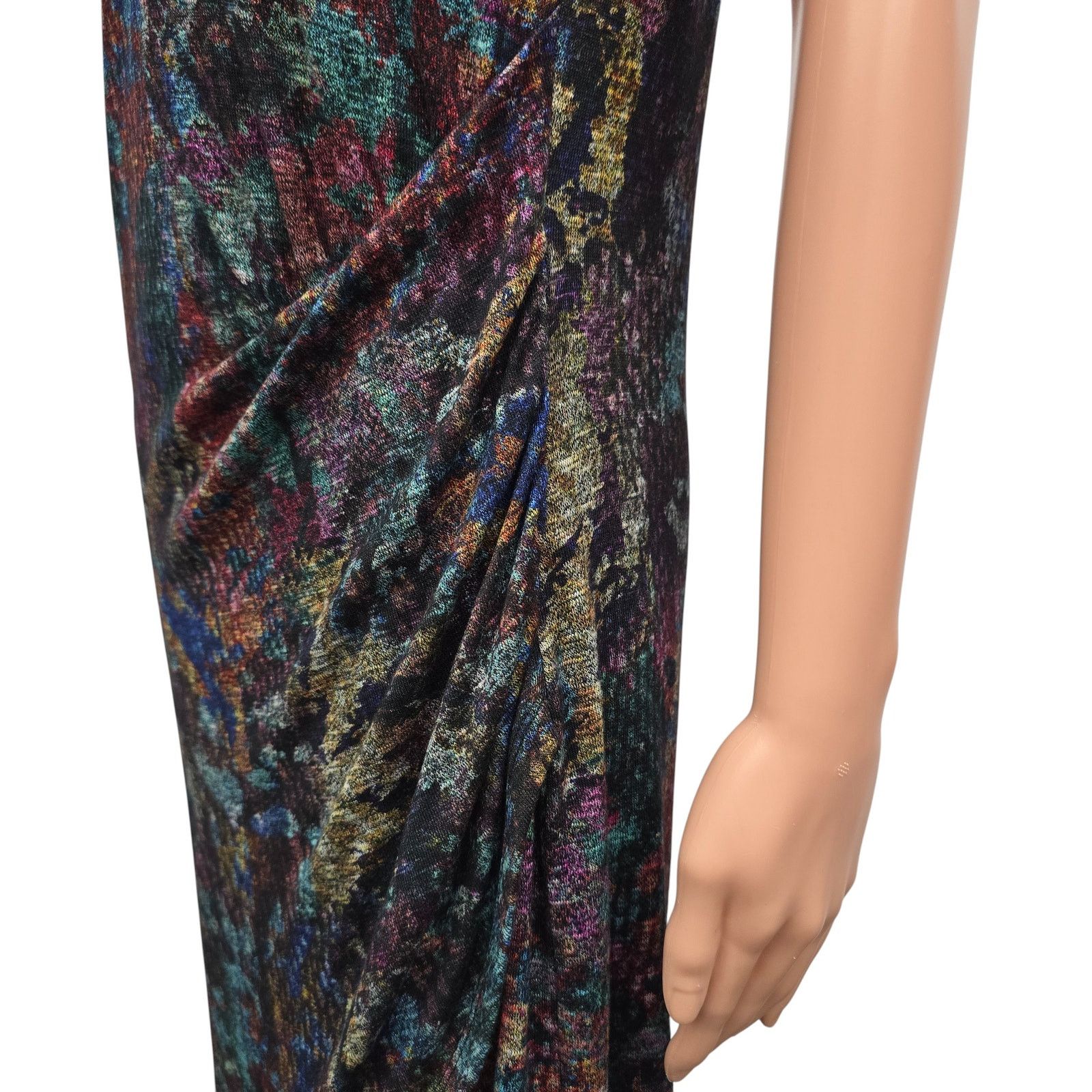 Desigual Desigual Harmonie Drape Dress Women's M/L Short Sleeve Size M / US 6-8 / IT 42-44 - 8 Thumbnail