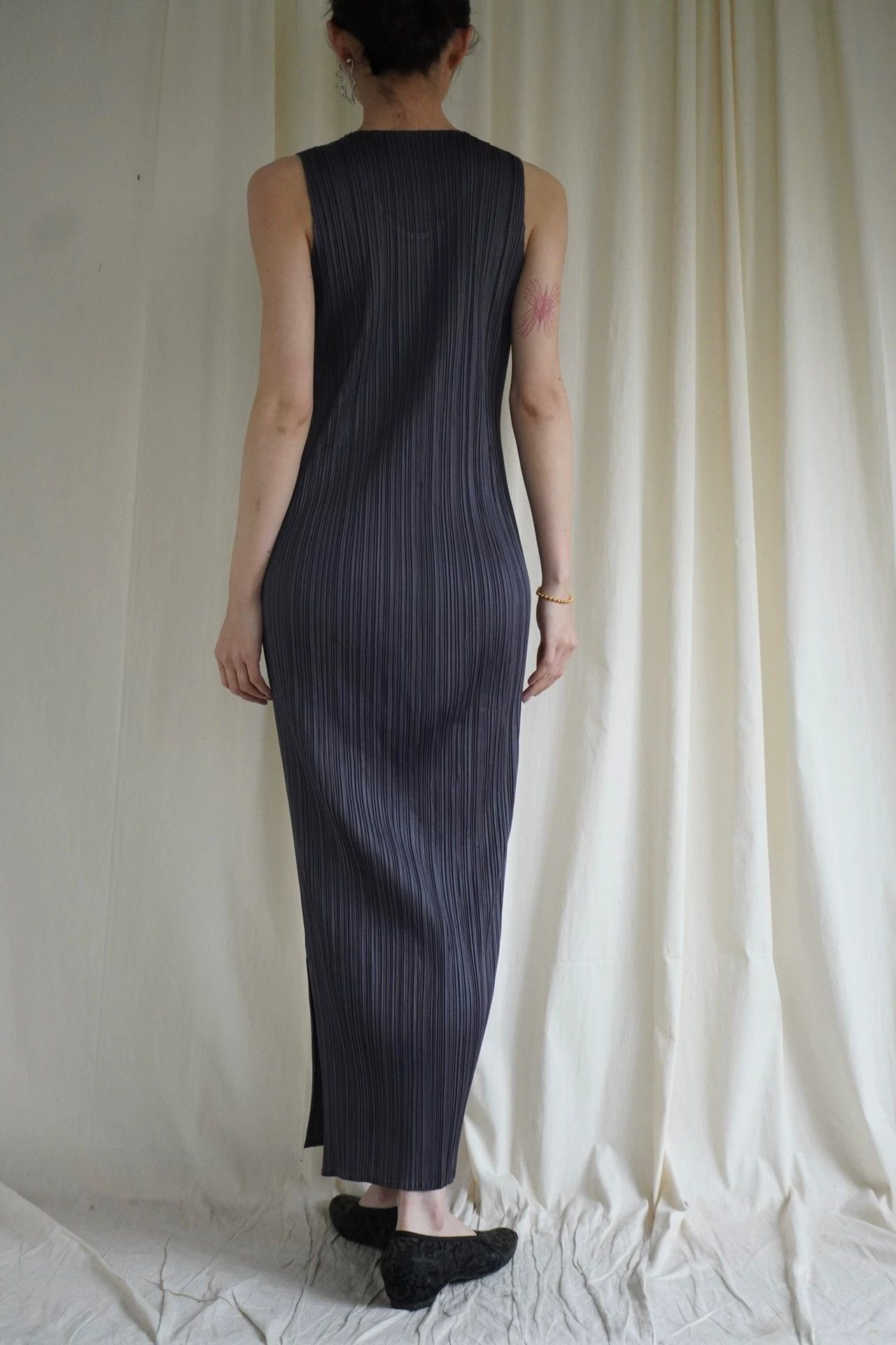 Issey Miyake Issey Miyake 1994 PP Single Slit Vest Dress Size ONE SIZE - 5 Thumbnail