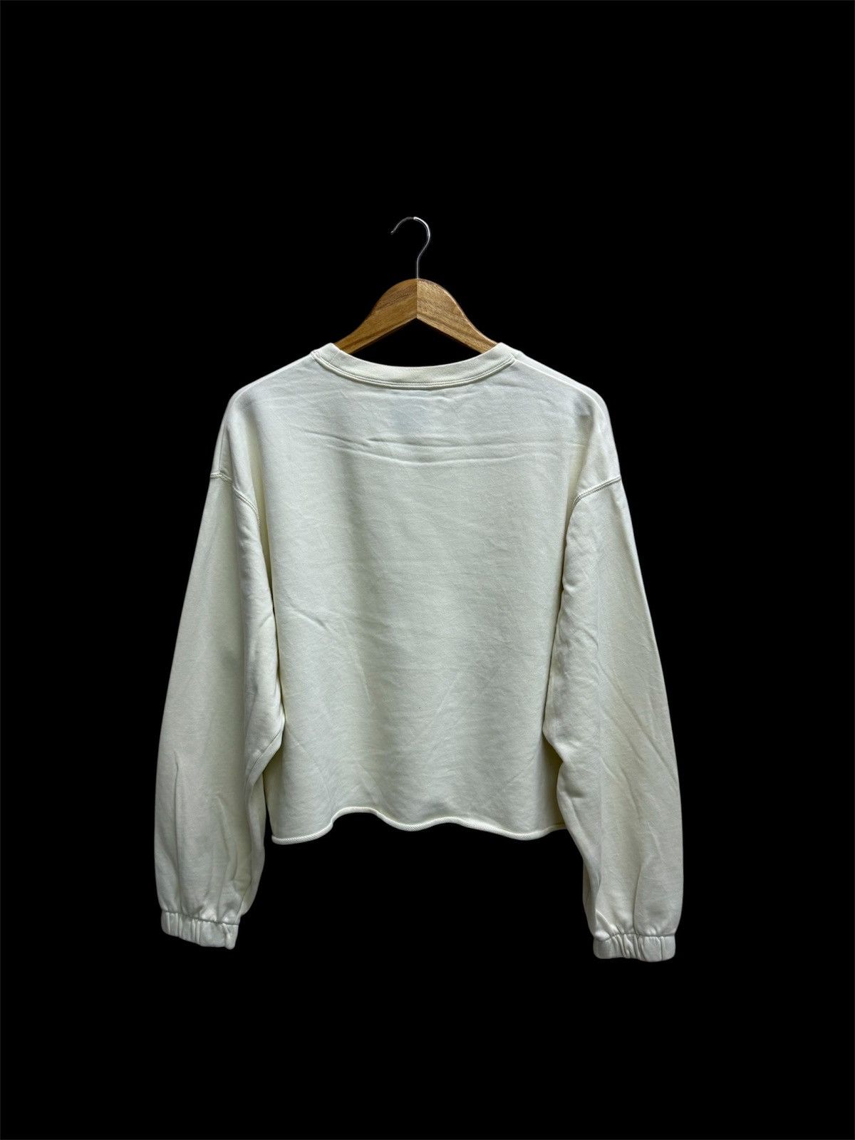 Nike Nike Swoosh Pinwhell Cropped Sweatshirt Size L / US 10 / IT 46 - 2 Thumbnail