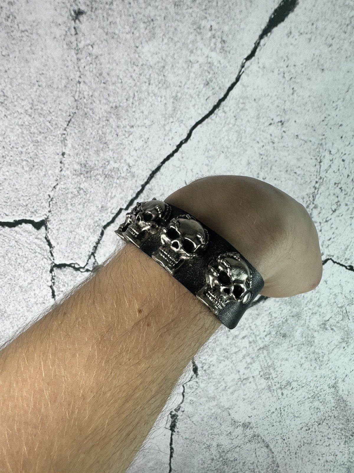 Other Punk Skeleton Skull metal Bracelet Size ONE SIZE - 7 Thumbnail