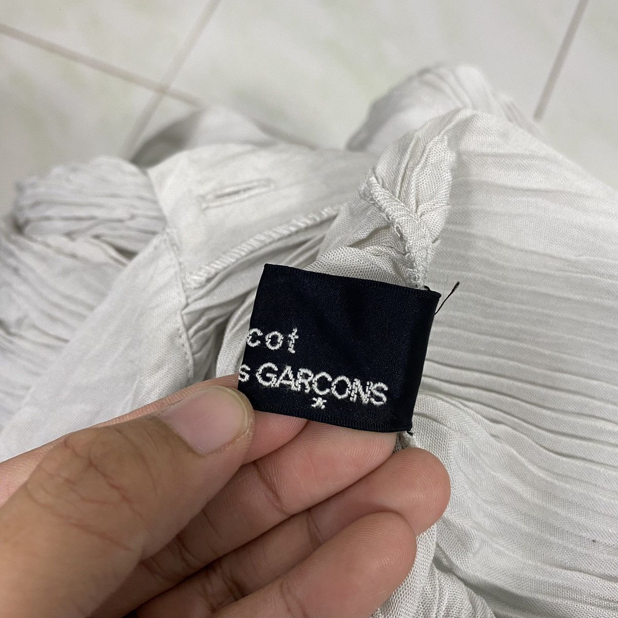 Comme des Garcons 🔥VINTAGE TRICOT COMME DES GARCONS PLEATED BUTTON BLOUSE Size M / US 6-8 / IT 42-44 - 23 Thumbnail