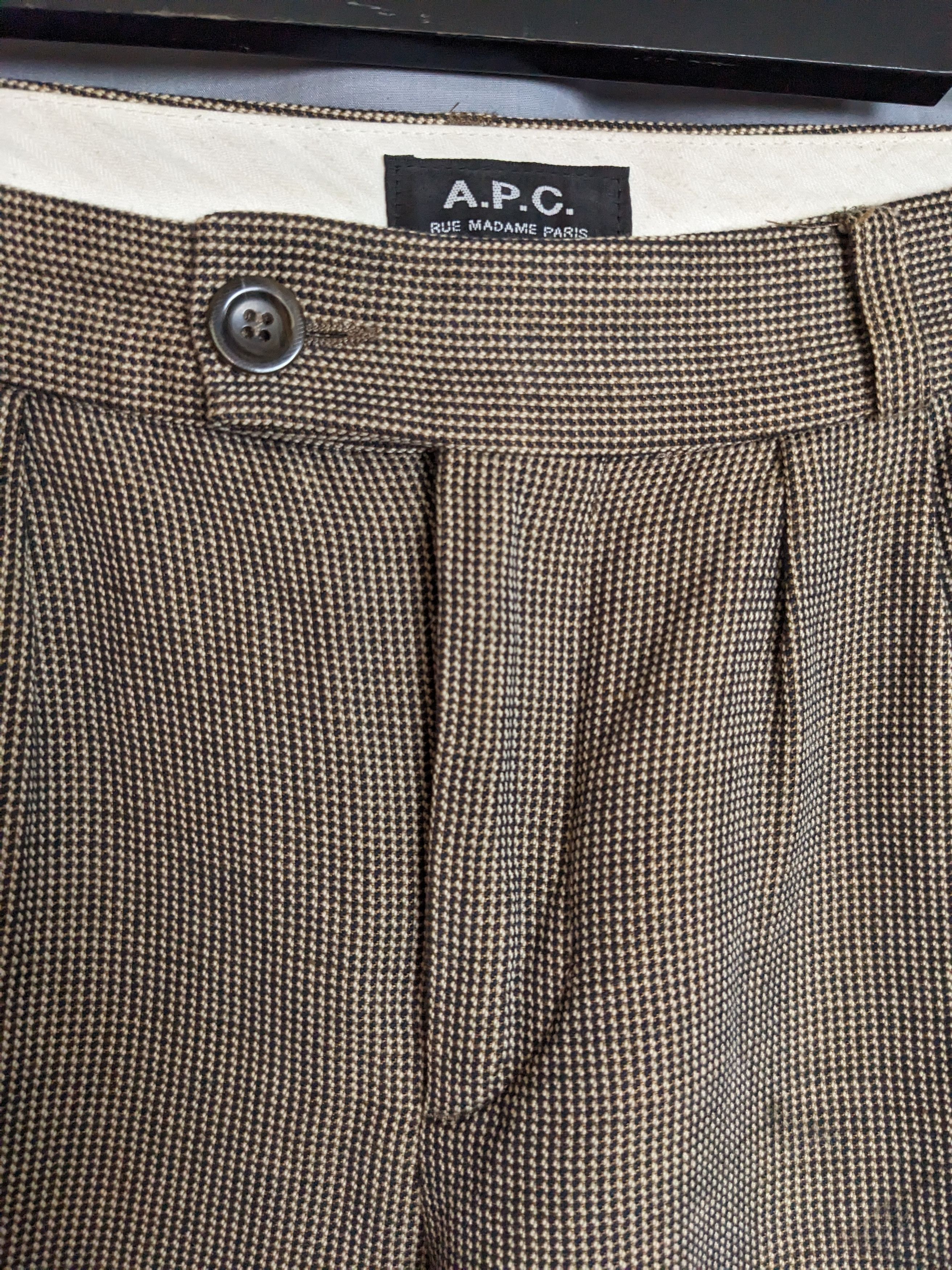 A.P.C. A.P.C - Checked Pants 36 Size 25" / US 0 / IT 36 - 3 Thumbnail