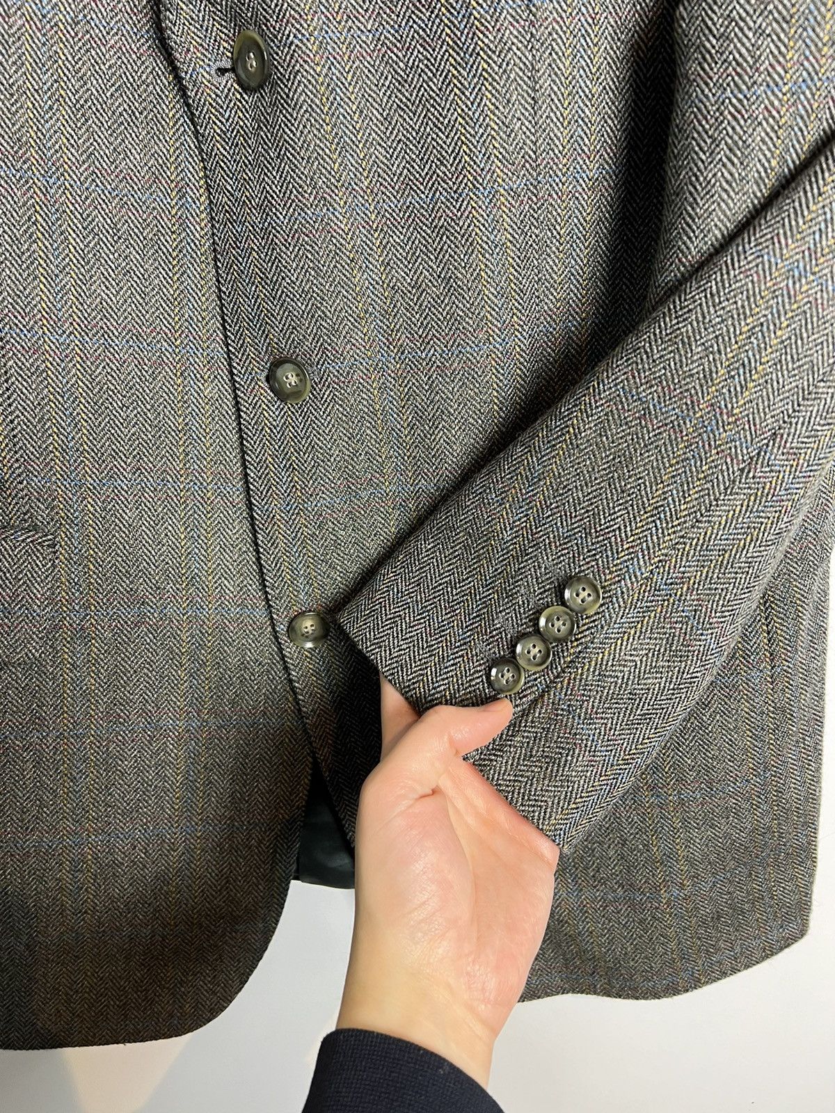 Adidas × Vintage Wool Blazer Burberry London Grille Size US M / EU 48-50 / 2 - 2 Thumbnail