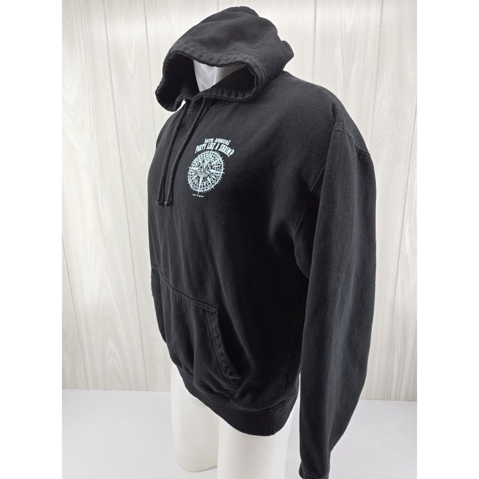Shrimps 50th Annual 2023 Party Like A Shrimp Hoodie Black Large Men Shirts Tshirt Graphic Print Long Sleeve Vintage No N/A Size US L / EU 52-54 / 3 - 4 Thumbnail