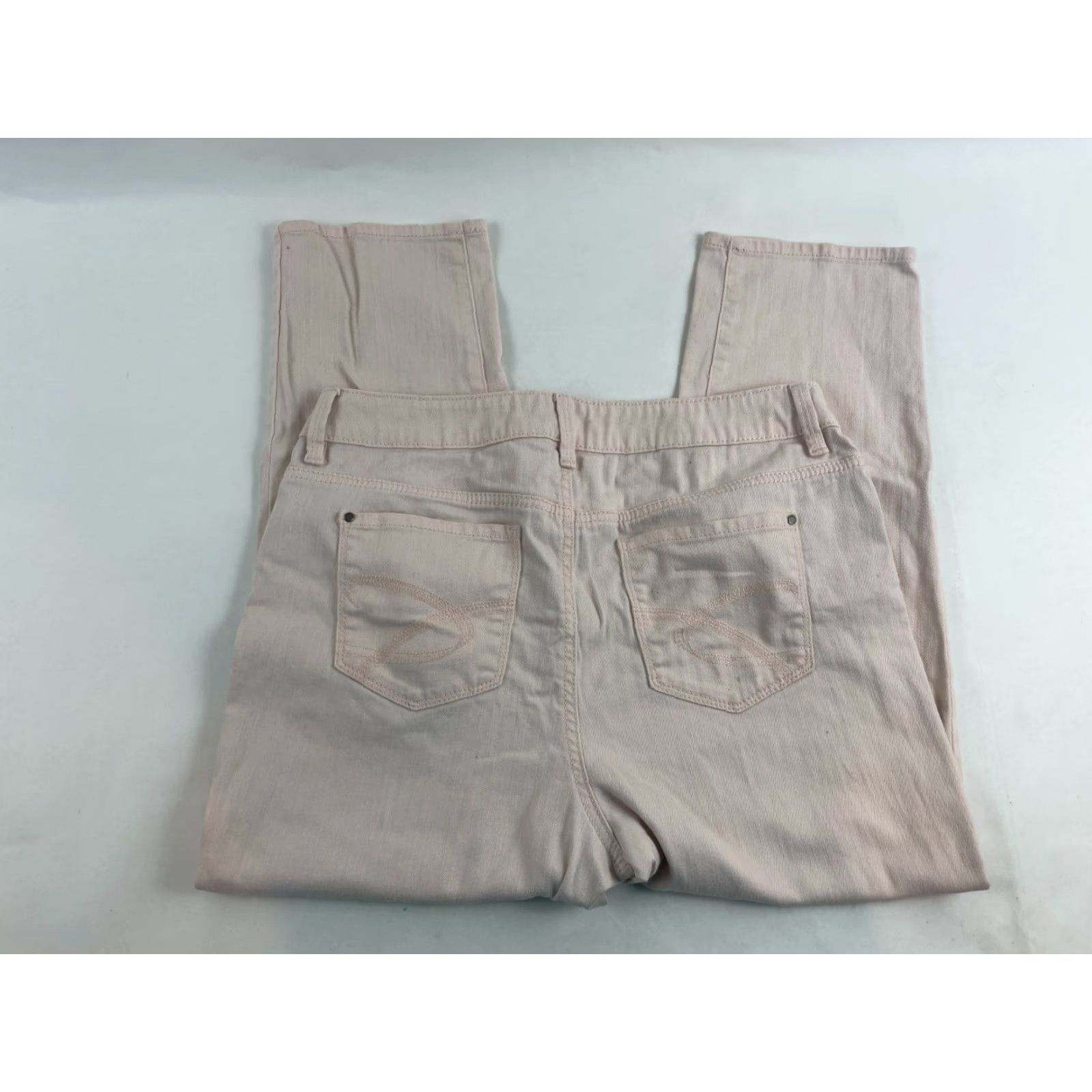 Vintage Chico's Platinum Jeans Women's Size 1 Denim Pants Light Wash High Rise Pockets Size 25" / US 0 / IT 36 - 2 Thumbnail