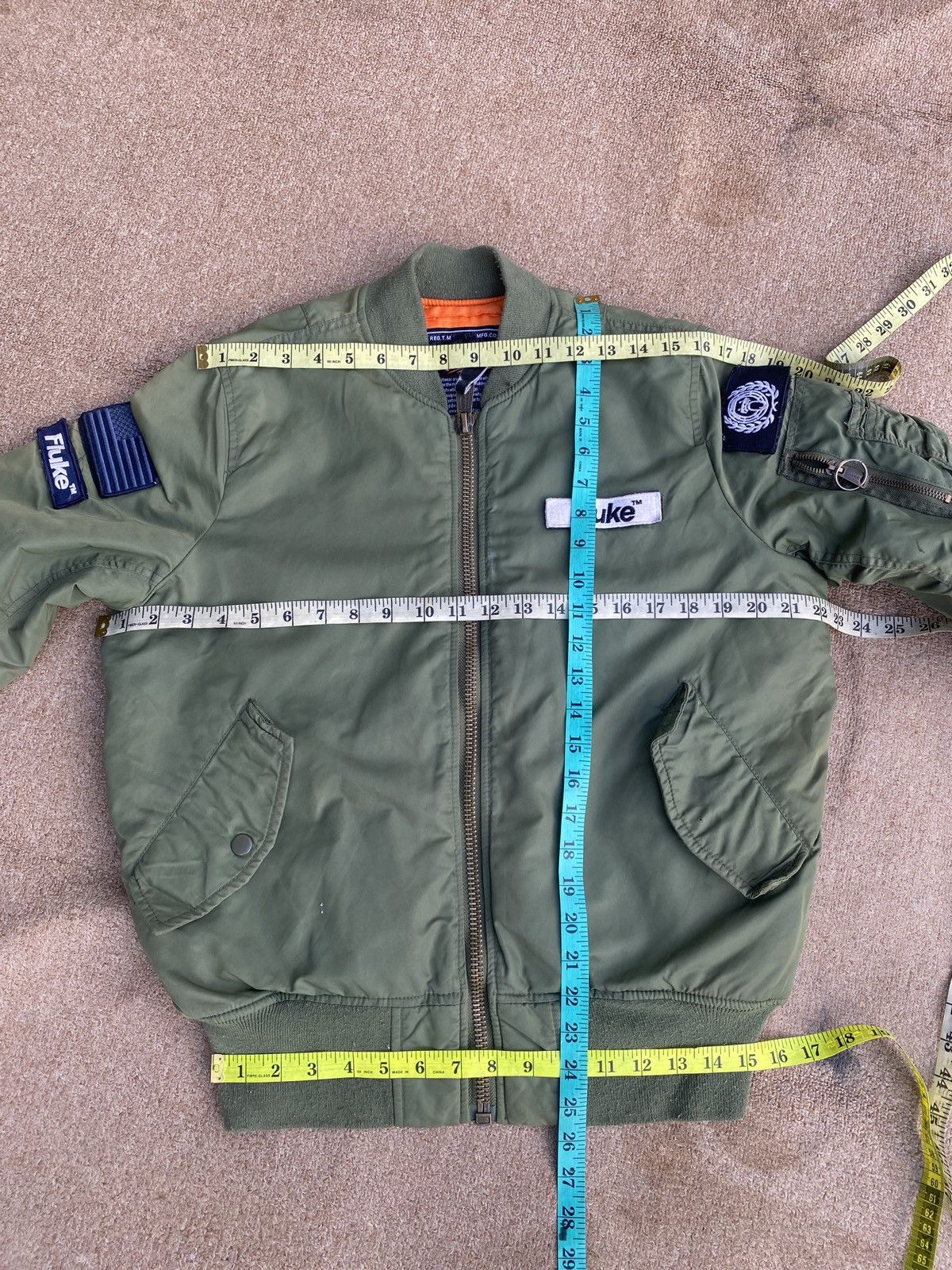 Buzz Rickson's × Vintage Vintage fluks air force bomber jacket Size US M / EU 48-50 / 2 - 6 Thumbnail