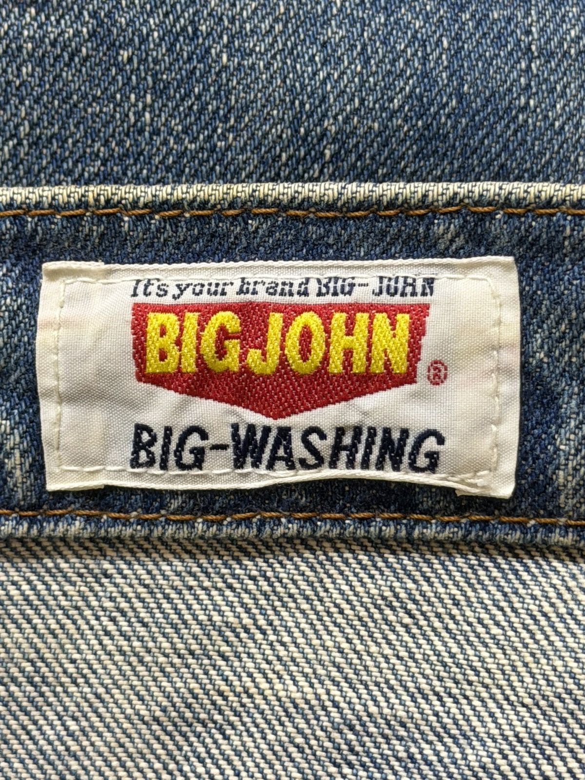 Big John Vintage Big John Blue Mud Wash Faded Clawmark Wide Leg Baggy Size US 36 / EU 52 - 9 Thumbnail