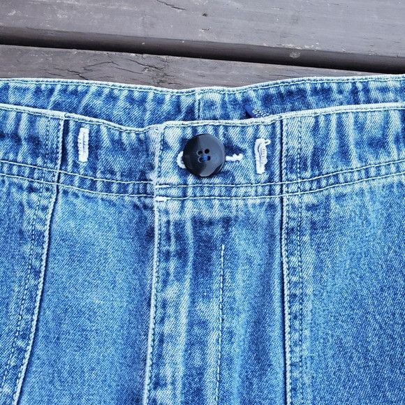 Disney Vintage 90s y2k Winnie The Pooh Tigger Blue Jean Denim Cargo Size 28" / US 6 / IT 42 - 4 Thumbnail