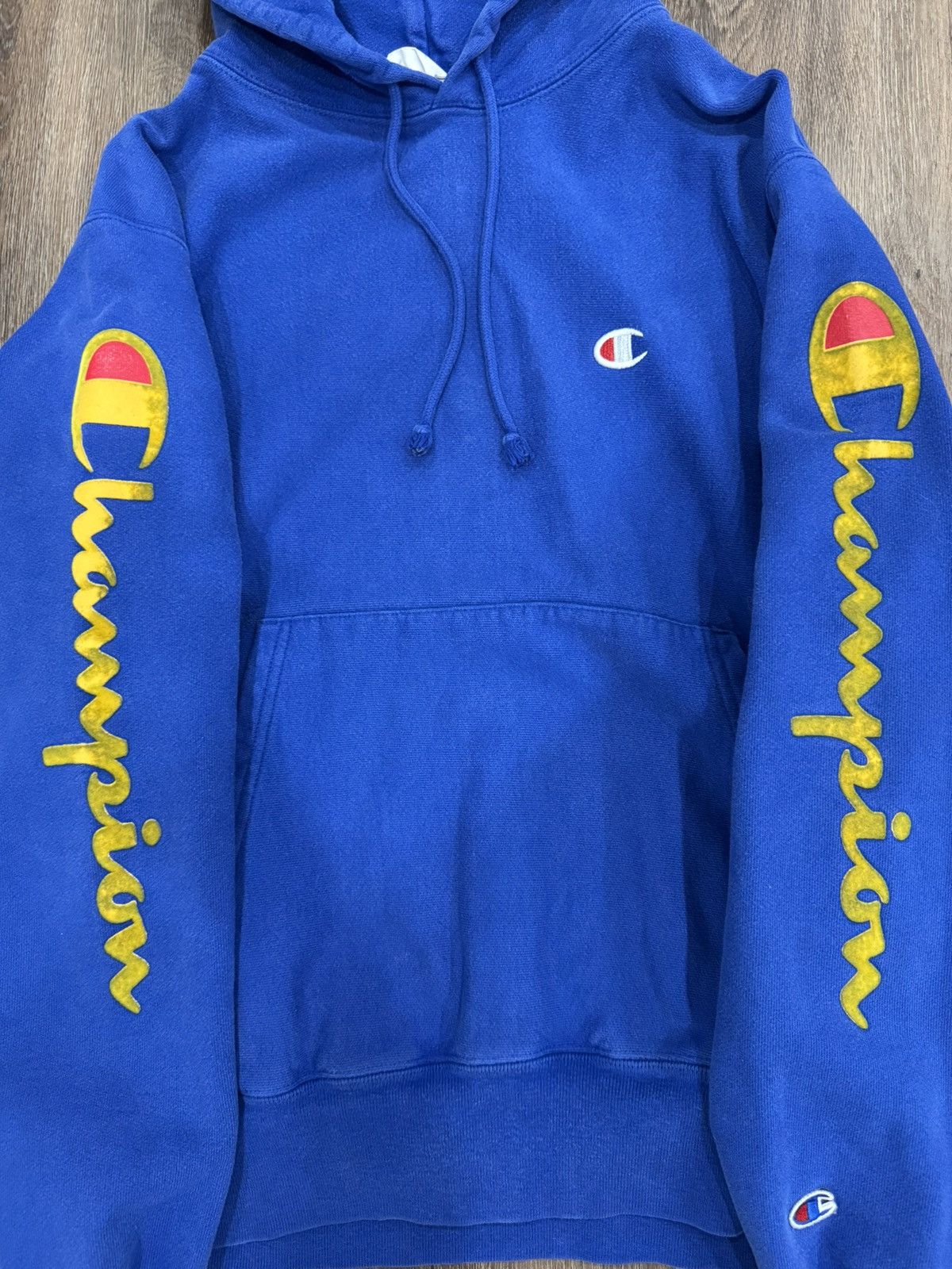 Champion × Vintage Vintage Champion Reverse Weave Hoodie Rare Colour-way Size US M / EU 48-50 / 2 - 9 Thumbnail