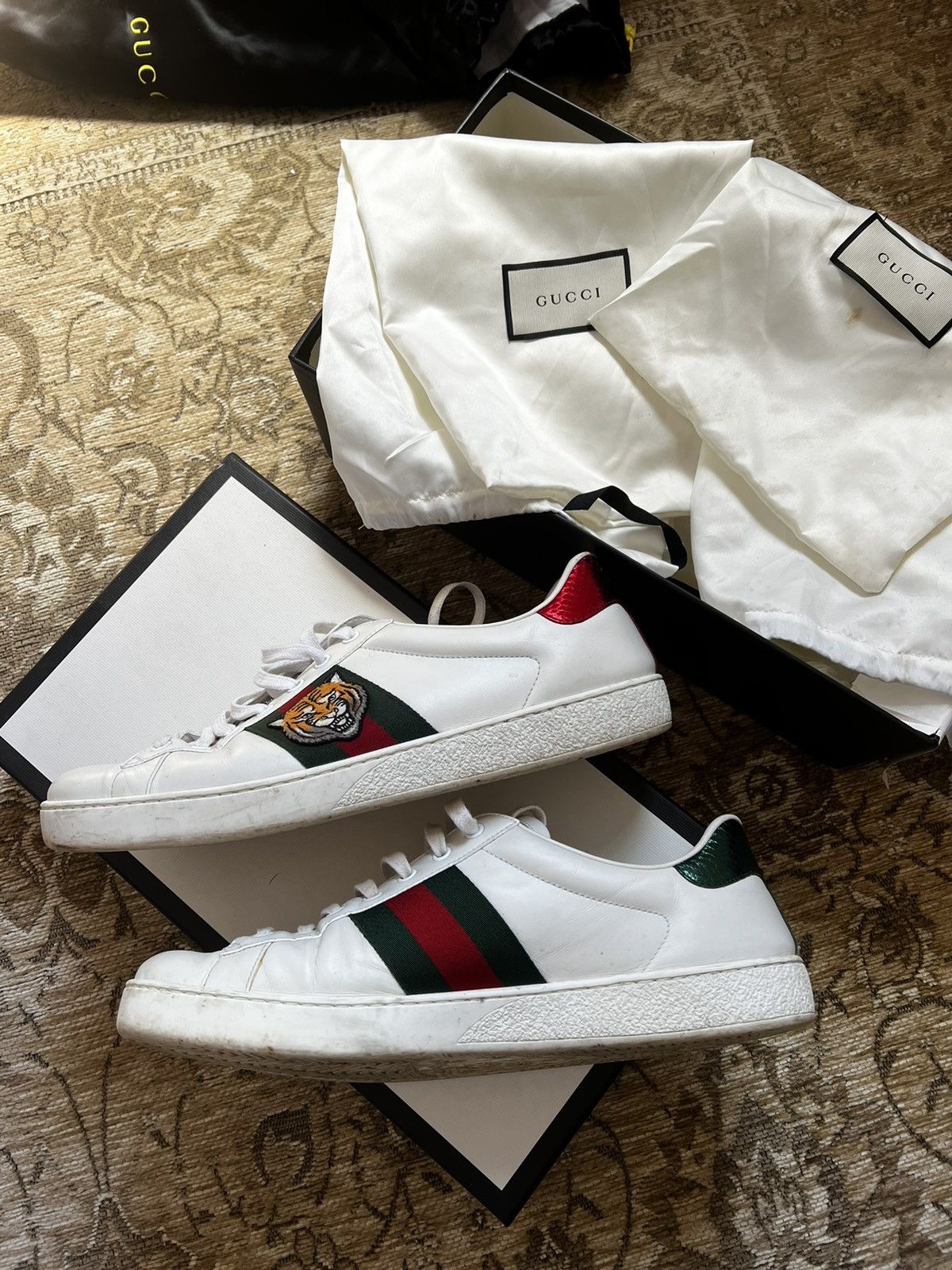 Gucci GUCCI ACE TIGER TRAINERS SOLD Size US 10 / EU 43 - 2 Thumbnail