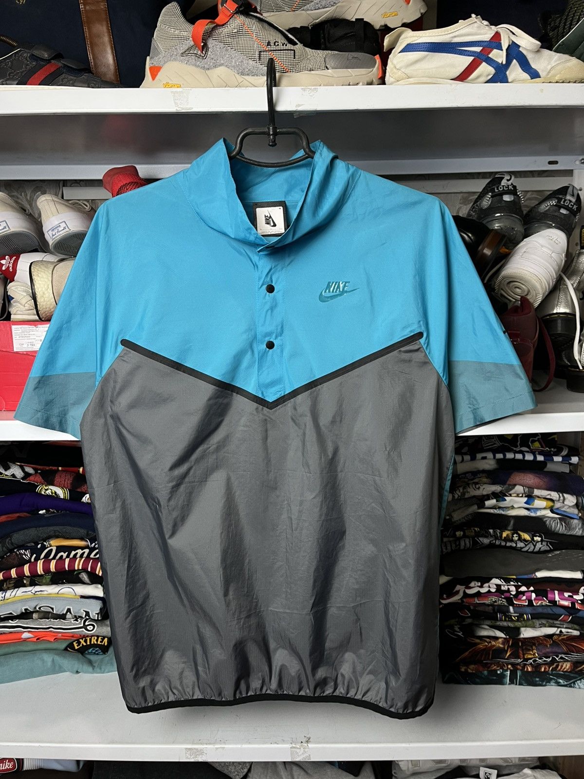 Nike Vintage Nike Tech Fleece Polo Tee Y2K Old money Size US S / EU 44-46 / 1 - 8 Thumbnail