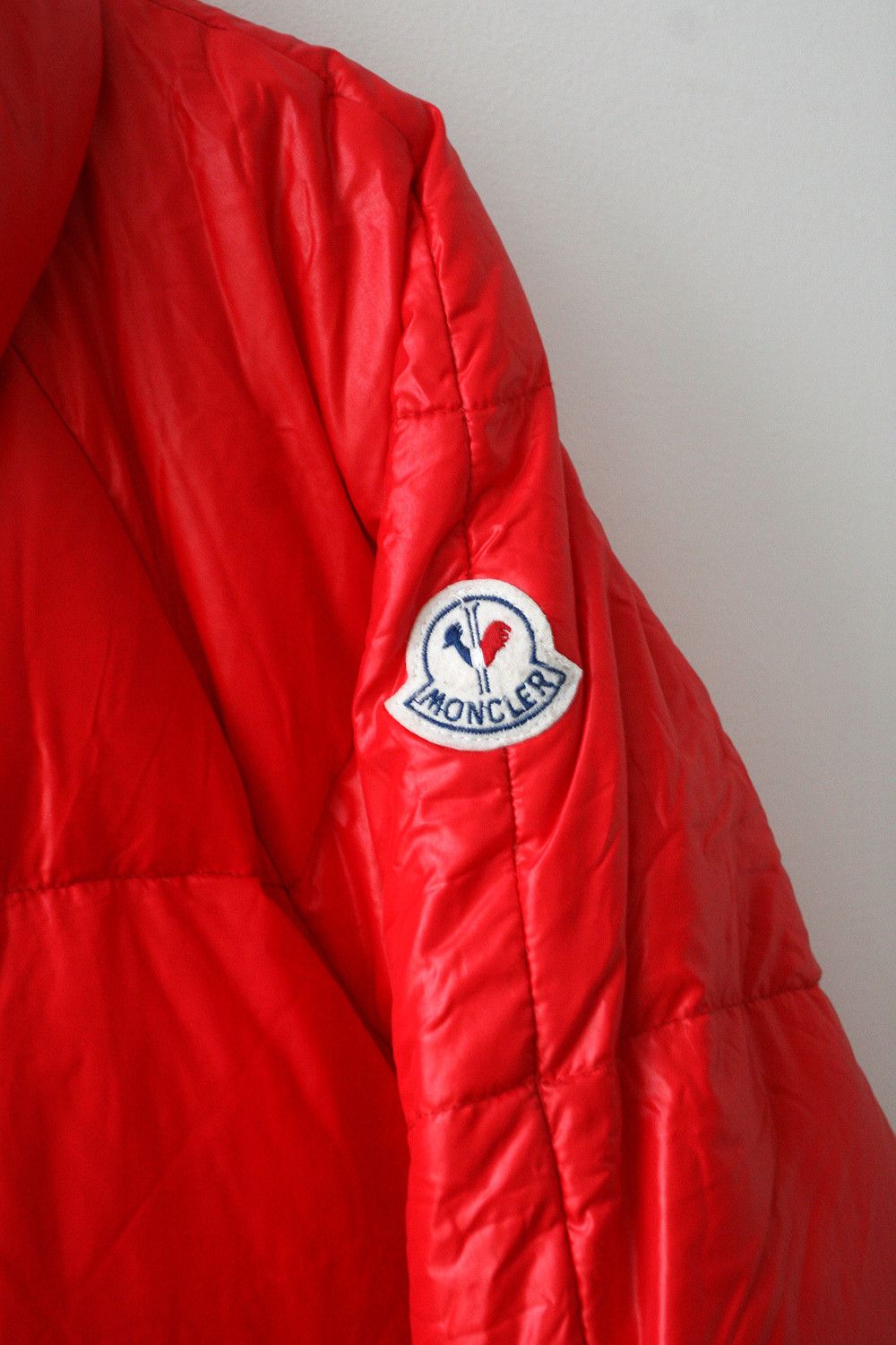 Moncler × Moncler Grenoble × Vintage Moncler Grenoble Vintage 1980s Puffer Down Red Jacket 3 L Size US L / EU 52-54 / 3 - 3 Thumbnail